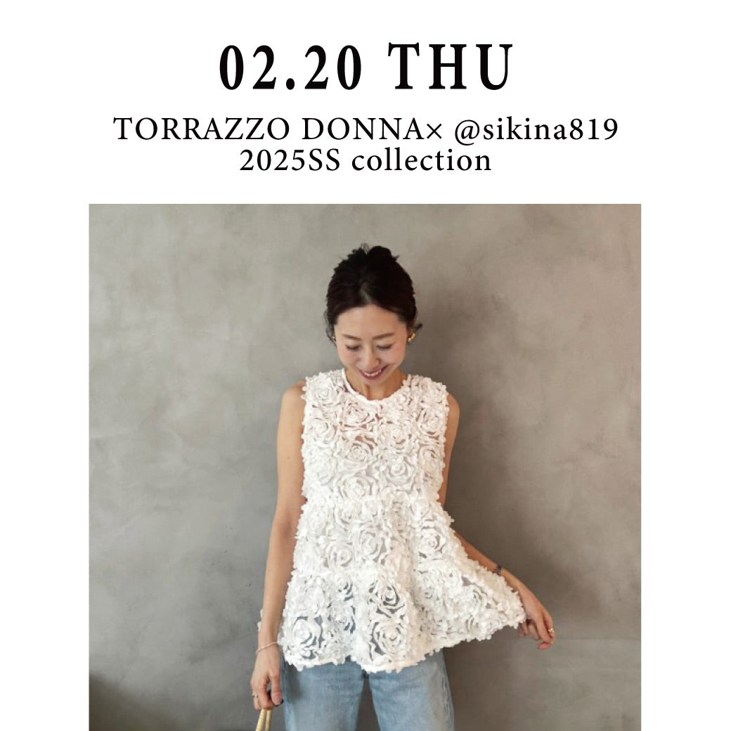COLLABORATION＞＞Shikina × TORRAZZO DONNA