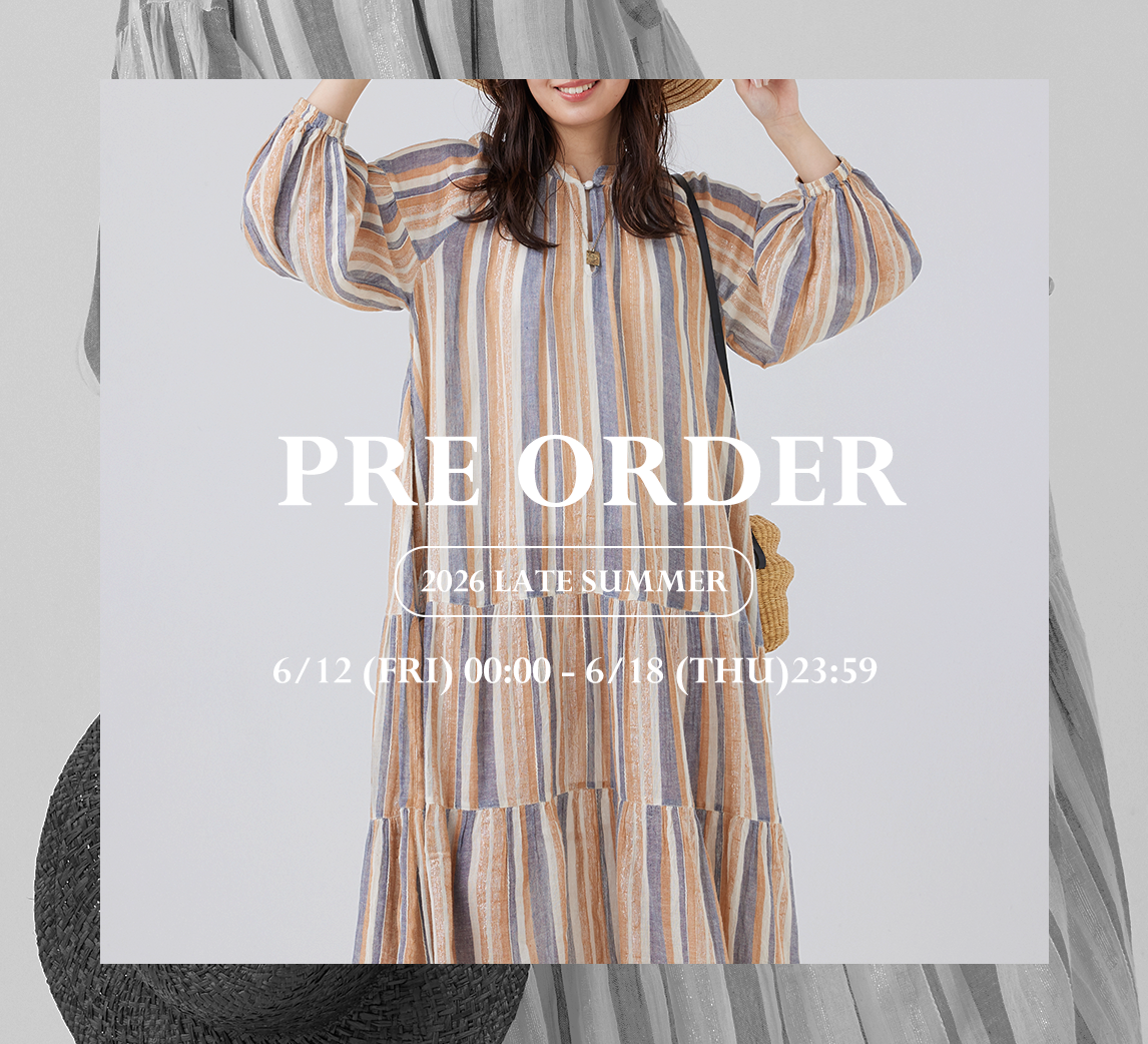【ノベルティキャンペーン】新作コレクション PRE ORDER
