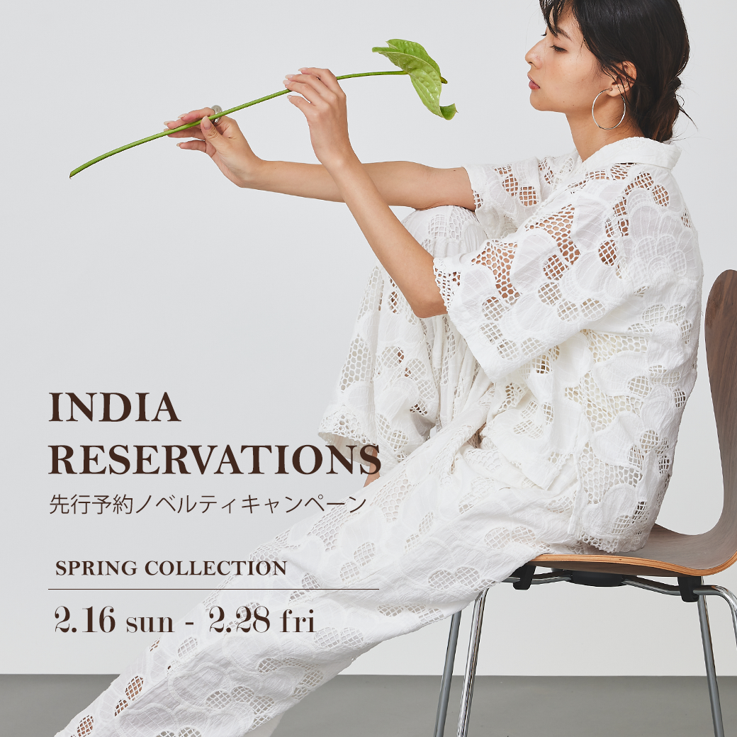 INDIA S/S PRE ORDER