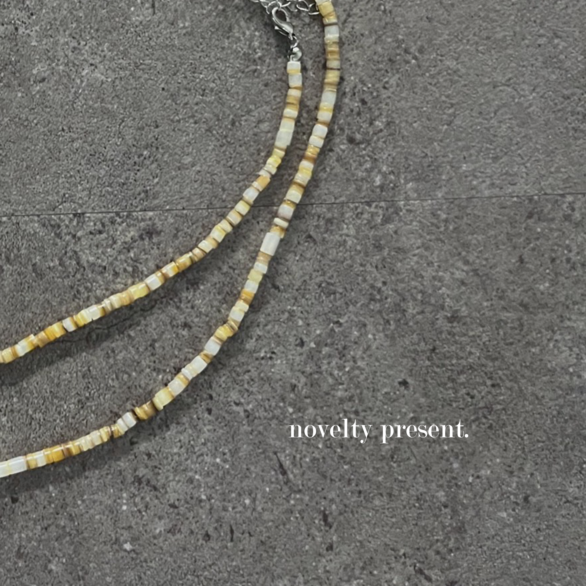 【 8.31~ ノベルティ 】貝ネックレスのご紹介