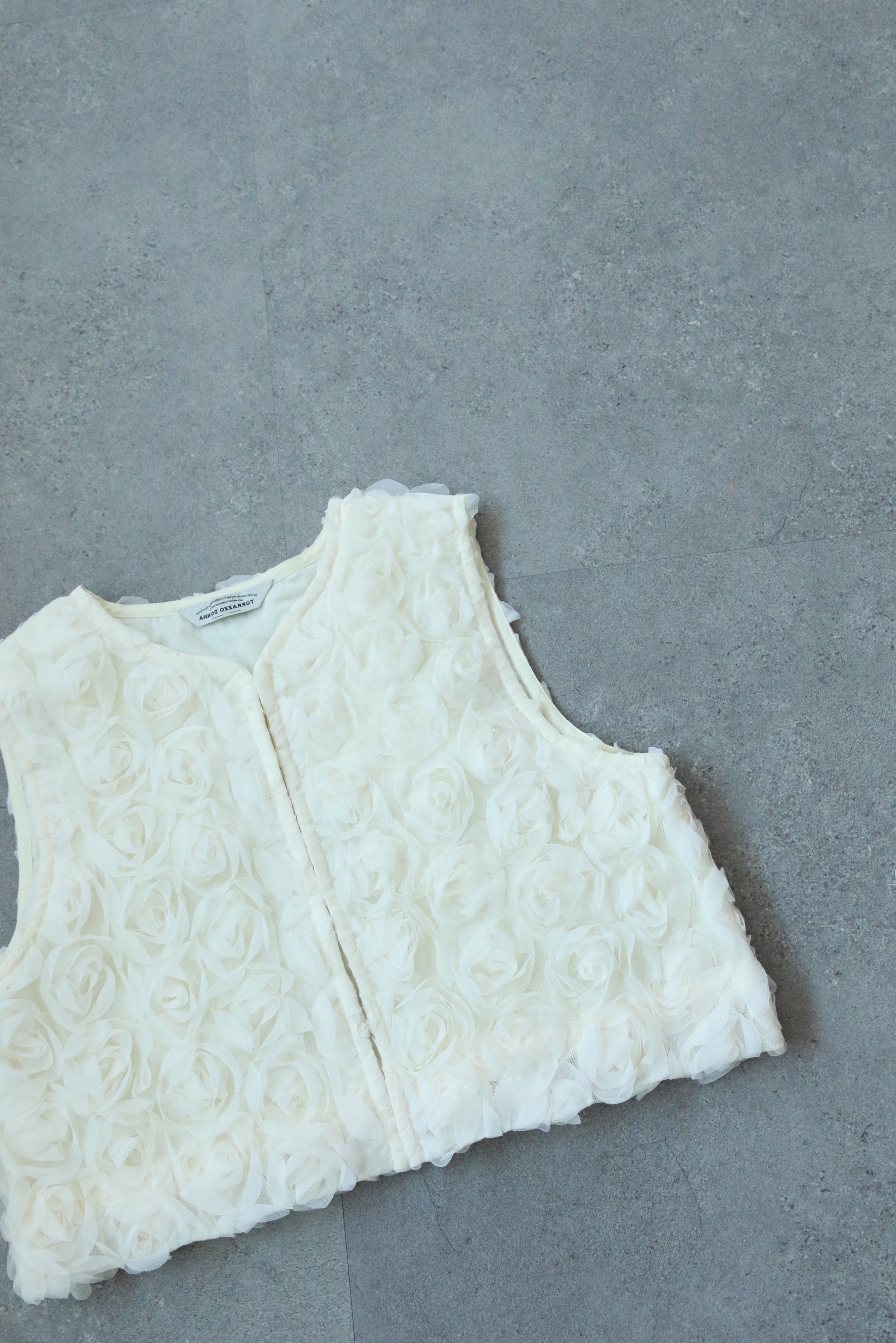 フラワーチュールパターンベスト(6262-454)