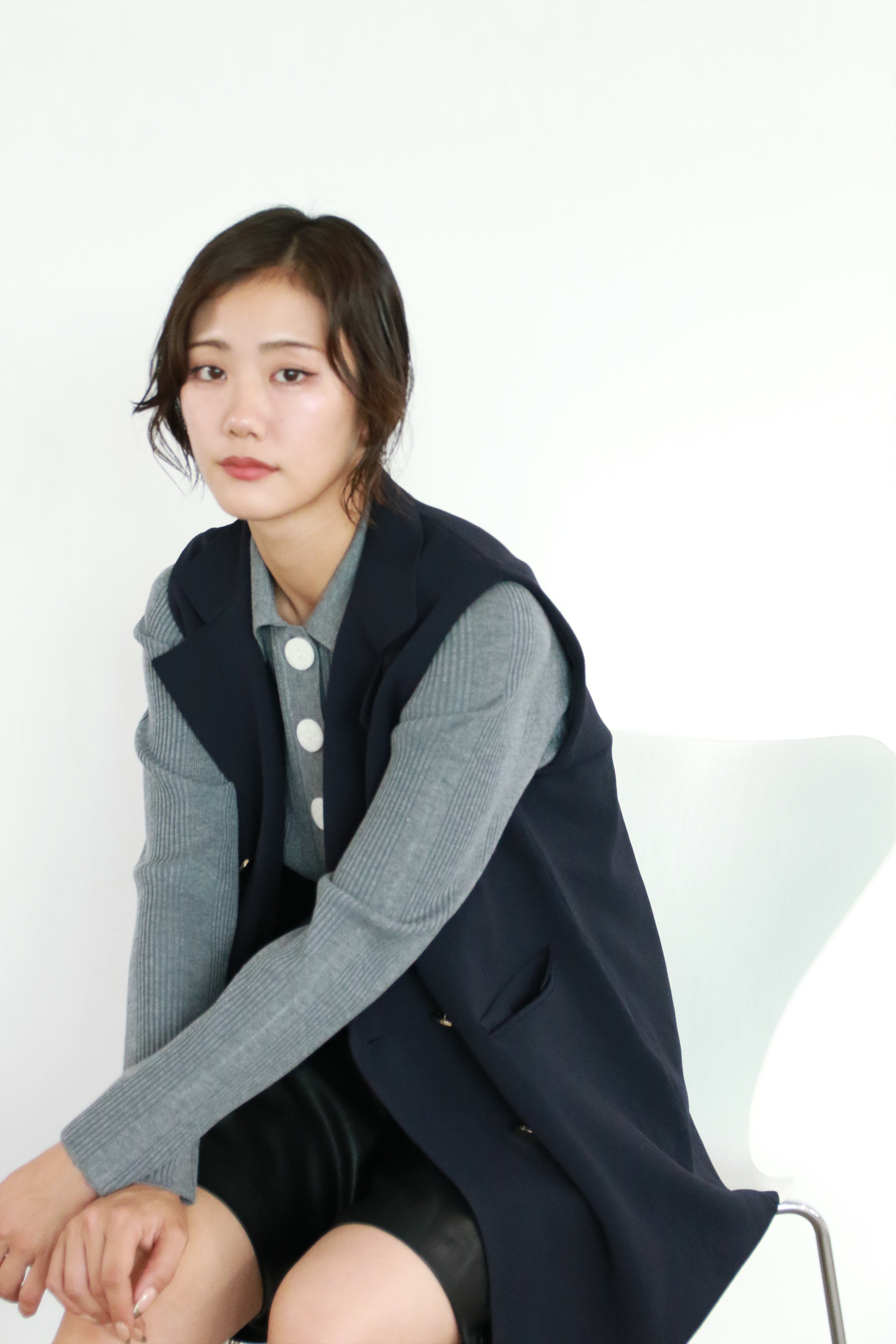 ミラノリブニットベスト(6260-410)