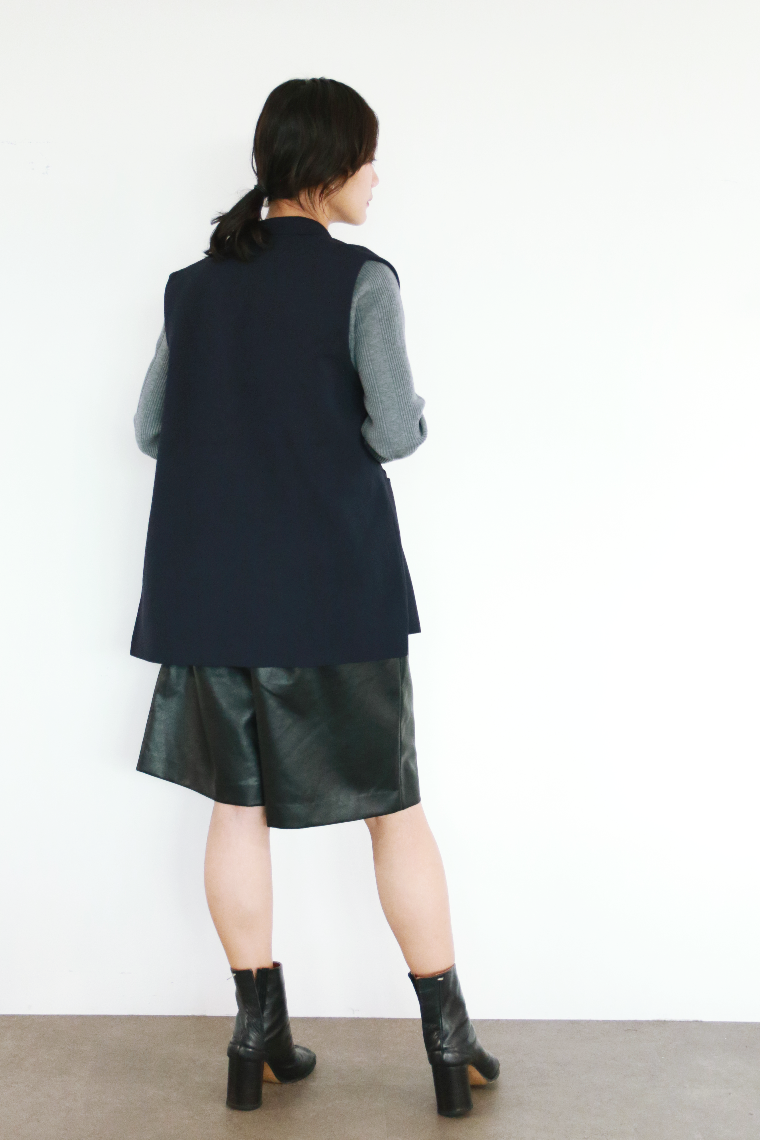 ミラノリブニットベスト(6260-410)