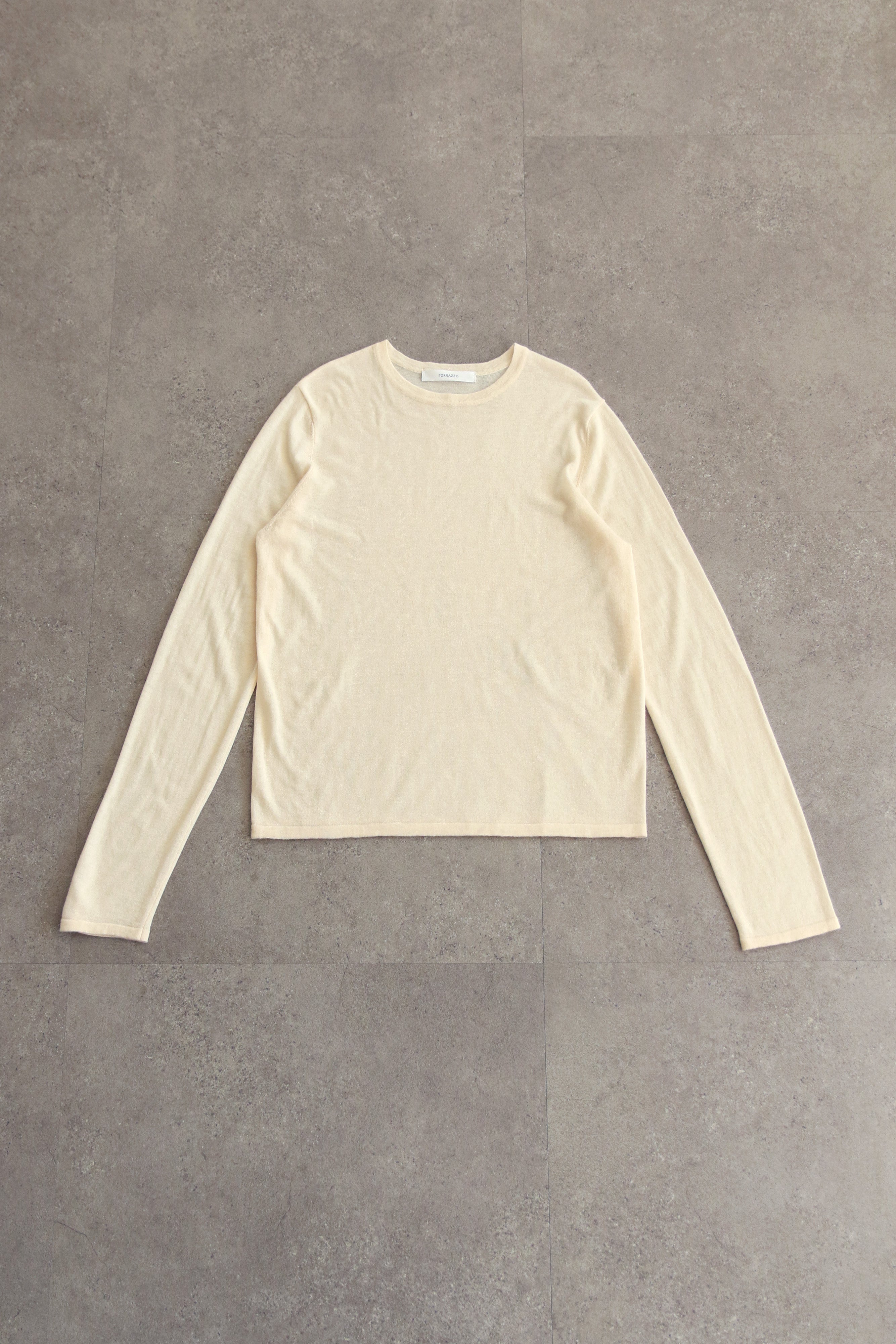 ウール混ベーシックニットトップス(6263-523)