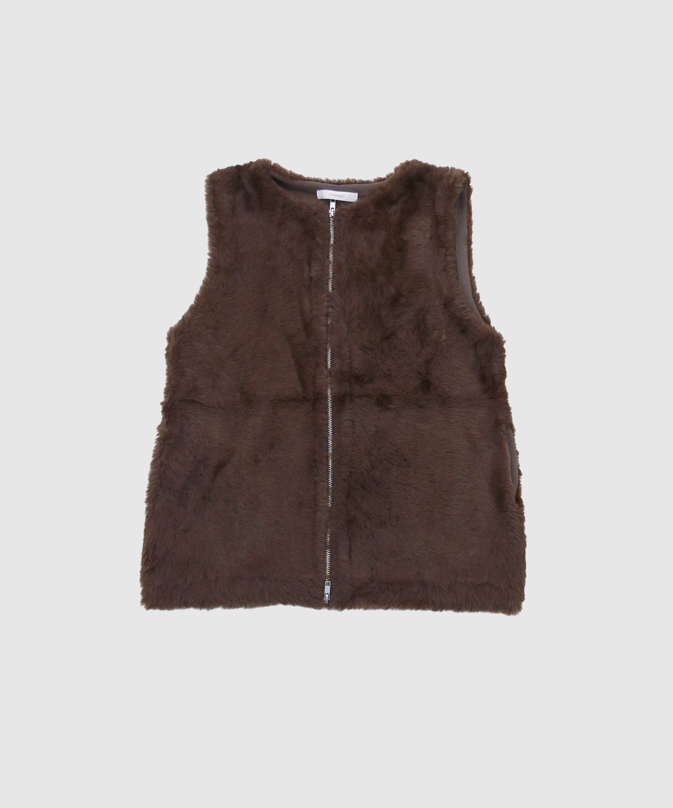 シャギーニットベスト(6263-528)