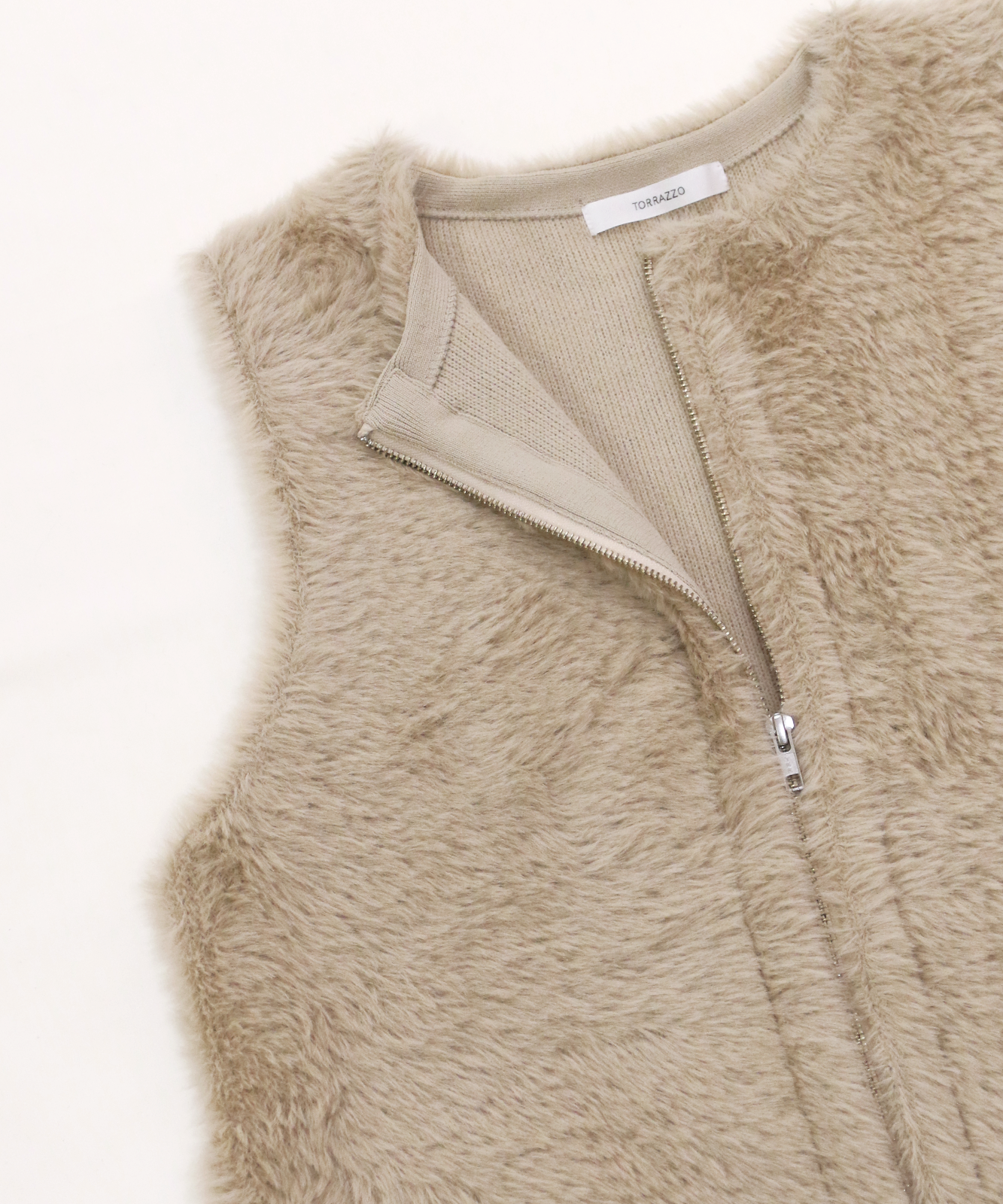 シャギーニットベスト(6263-528)