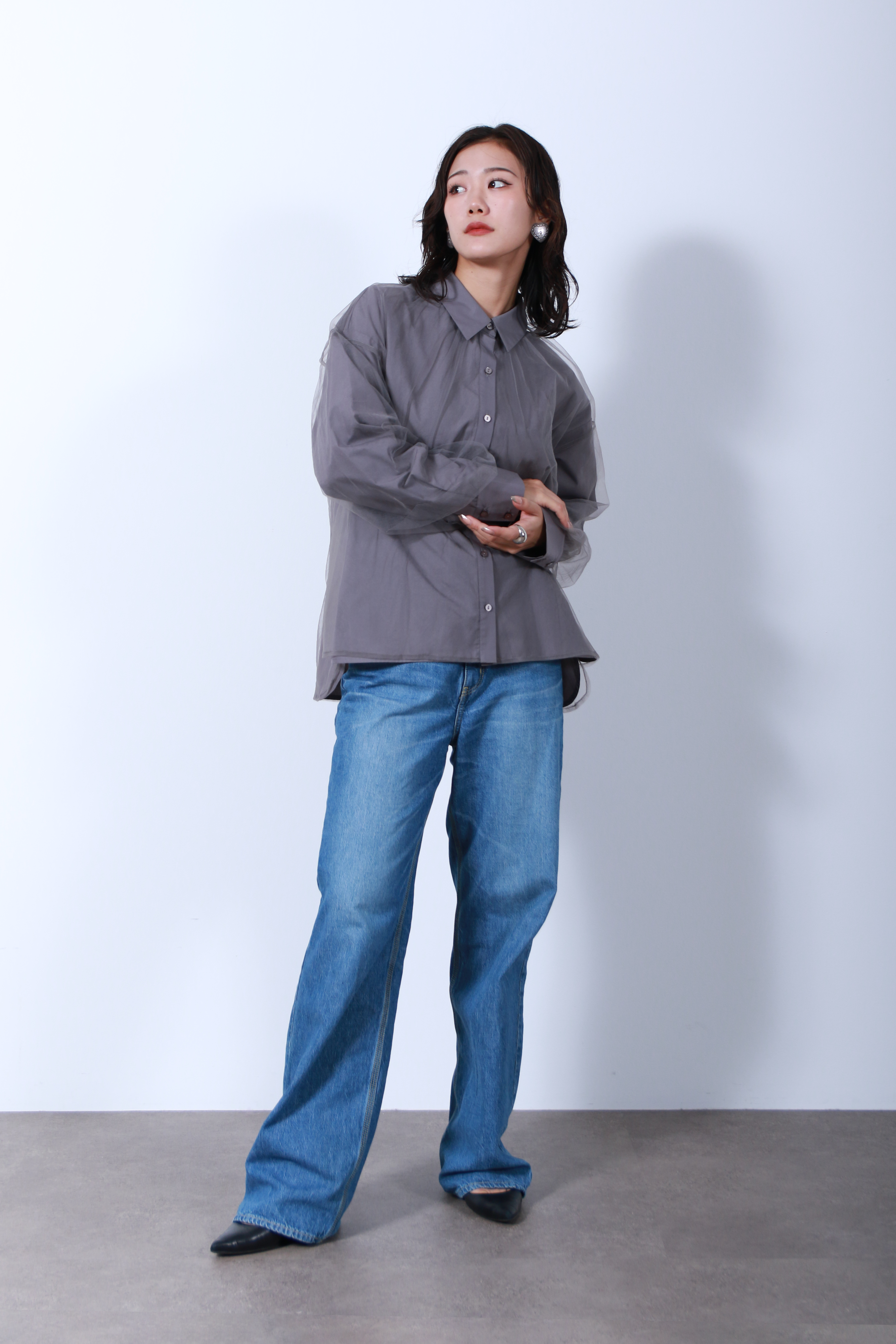 シアーチュールシャツ(6263-500)