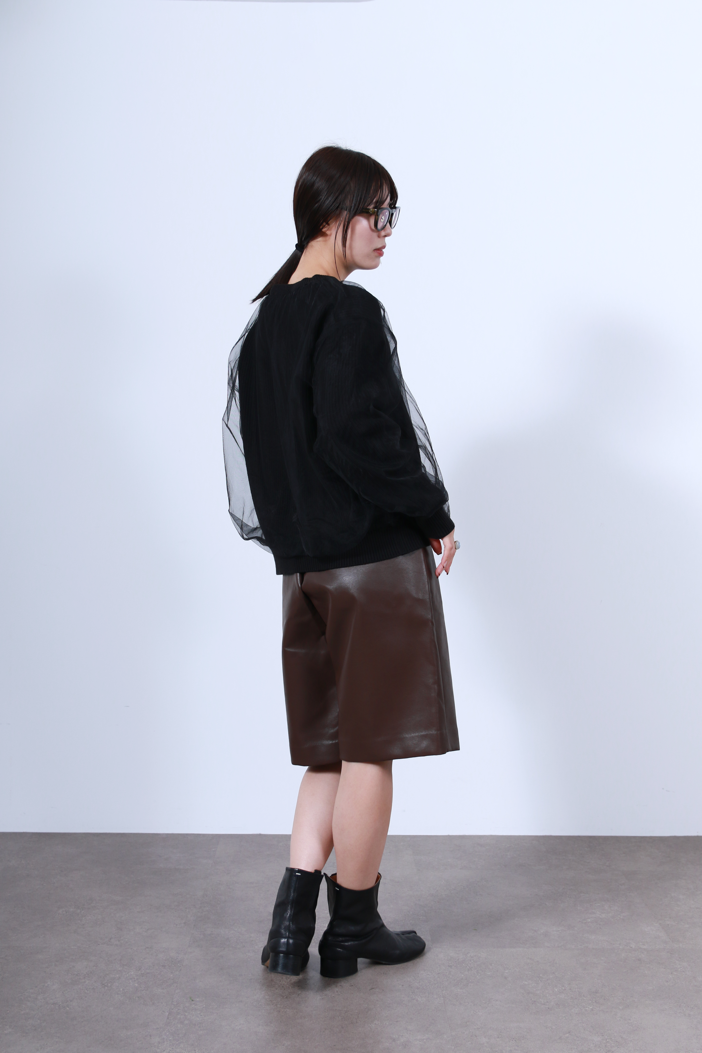 シアーチュール×ニットトップス(6263-518)