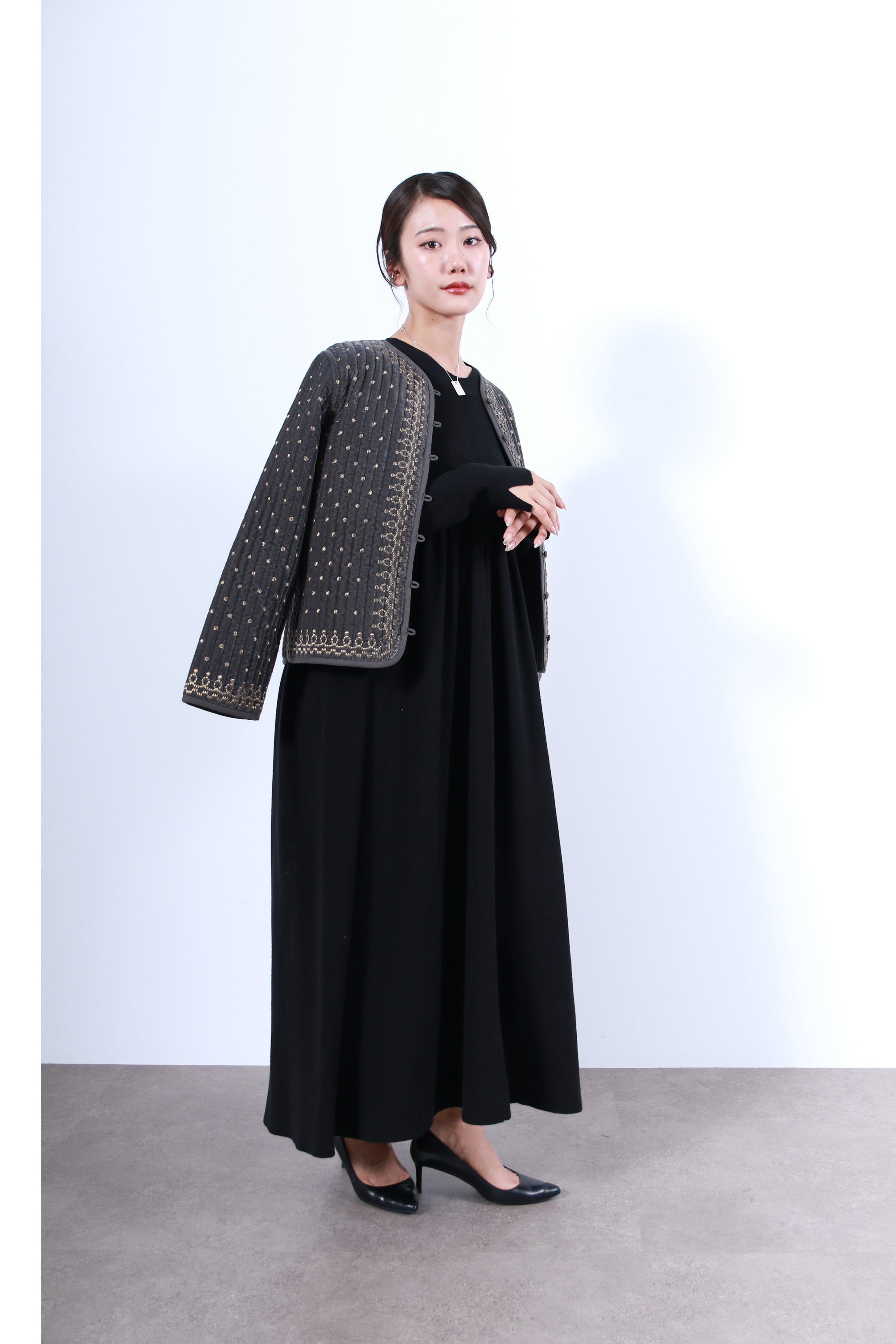 ヴィンテージ調オリジナル刺繍ジャケット(6261-354)