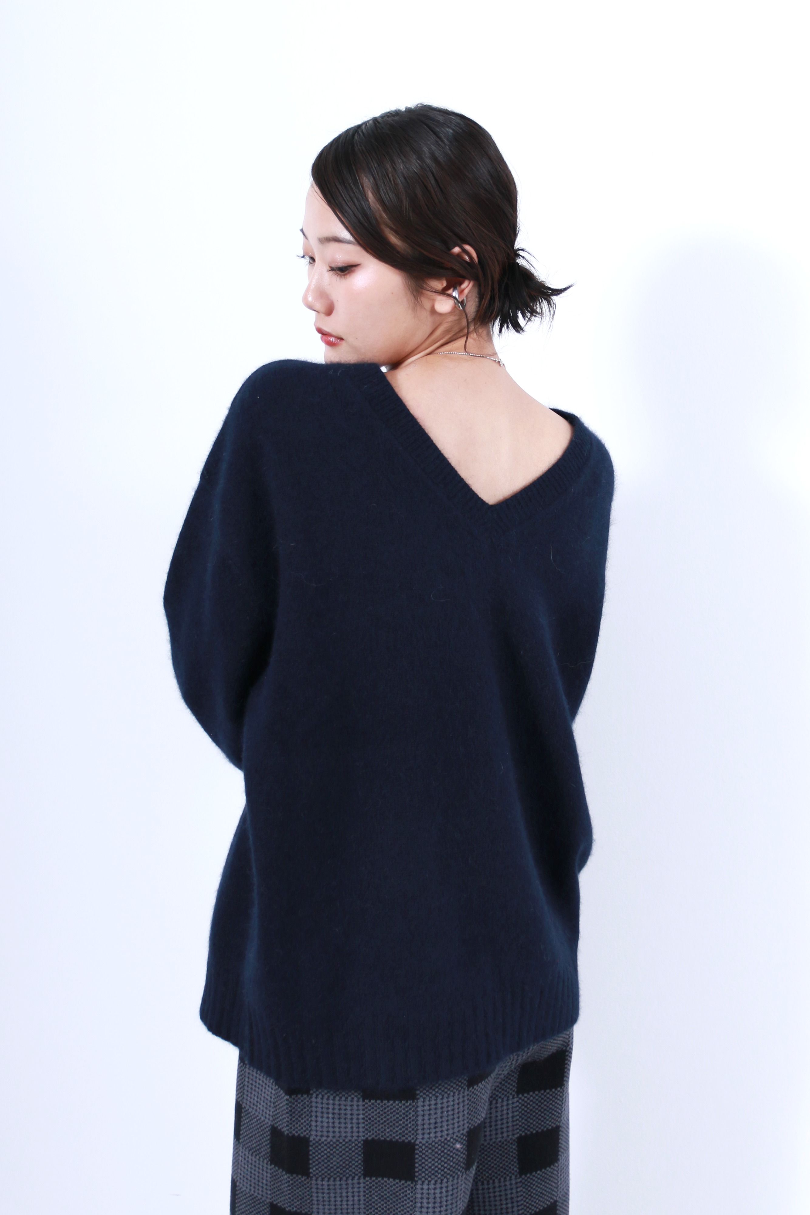 ラクーン混ベーシック2WAYネックトップス(6263-530)