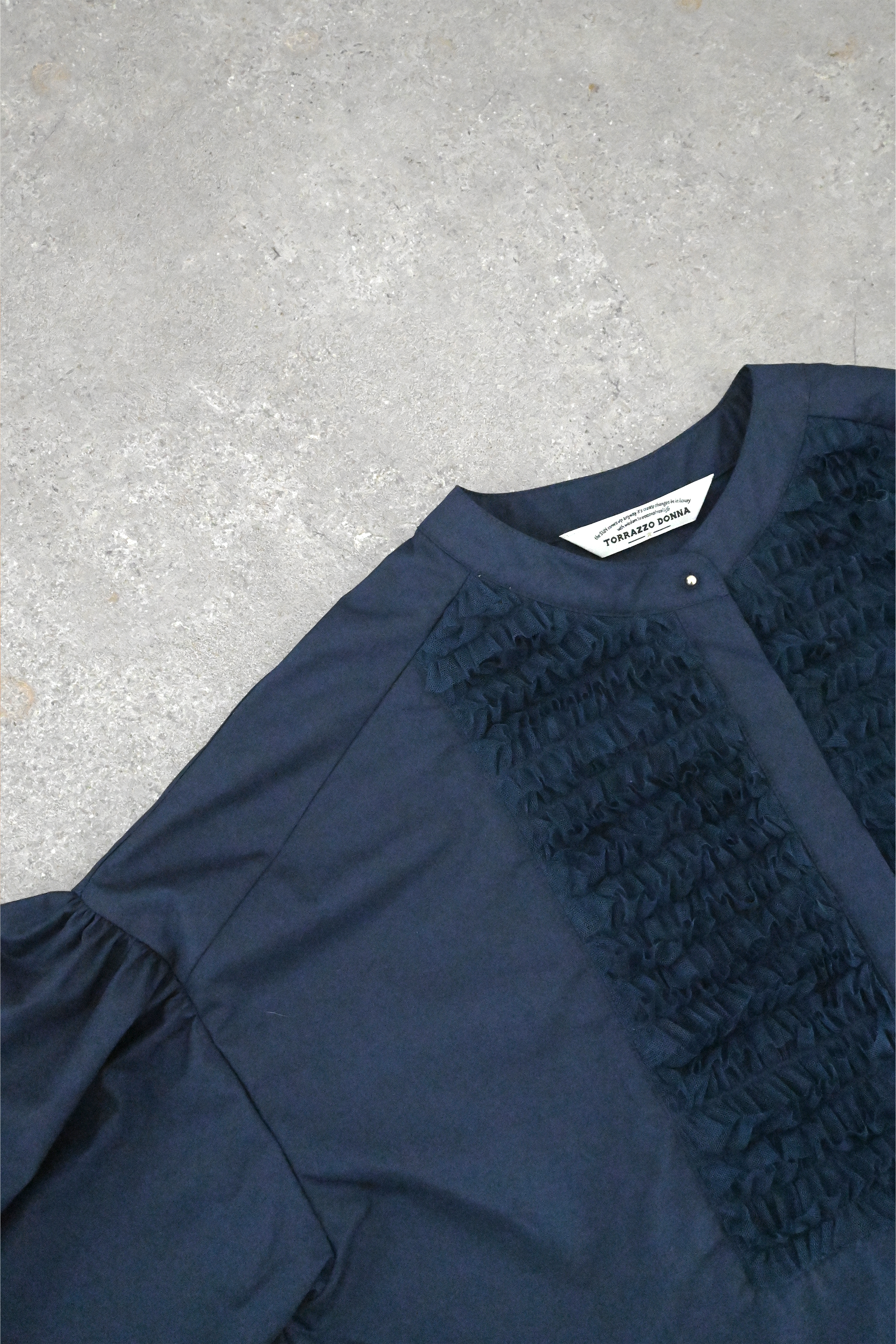 チュールフリルブラウス(6262ー457)