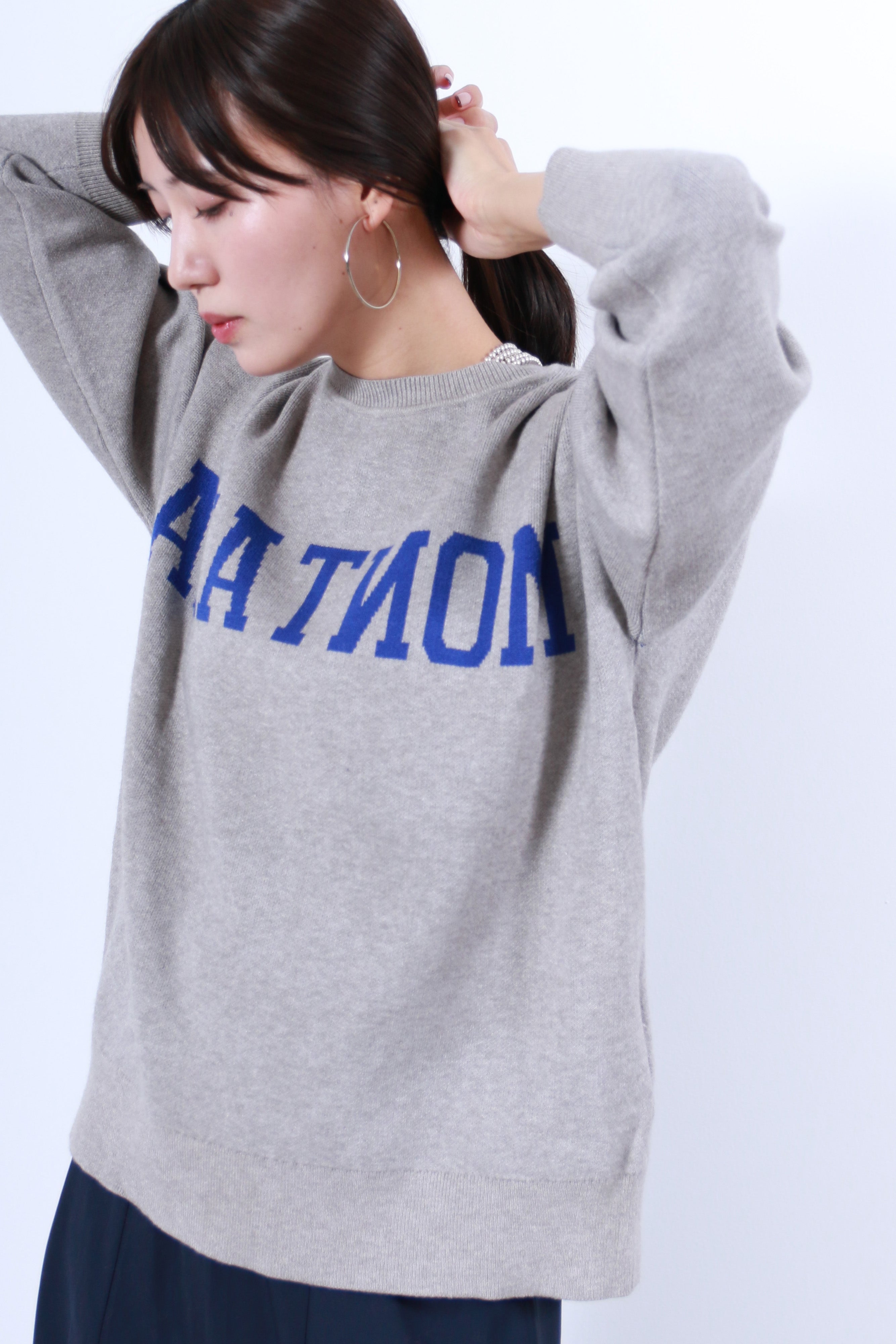 2WAYロゴニットトップス(6263-521)