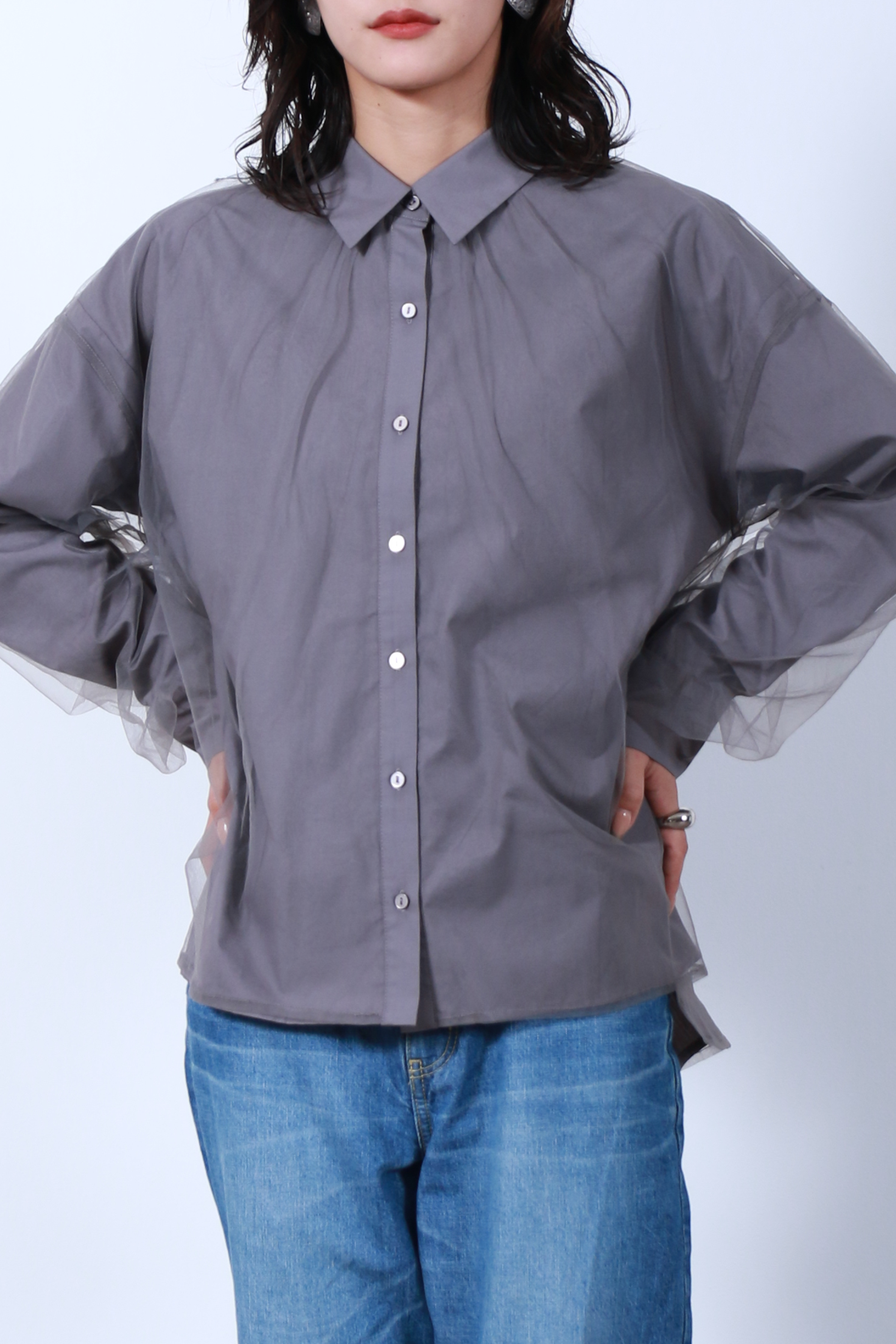 シアーチュールシャツ(6263-500)