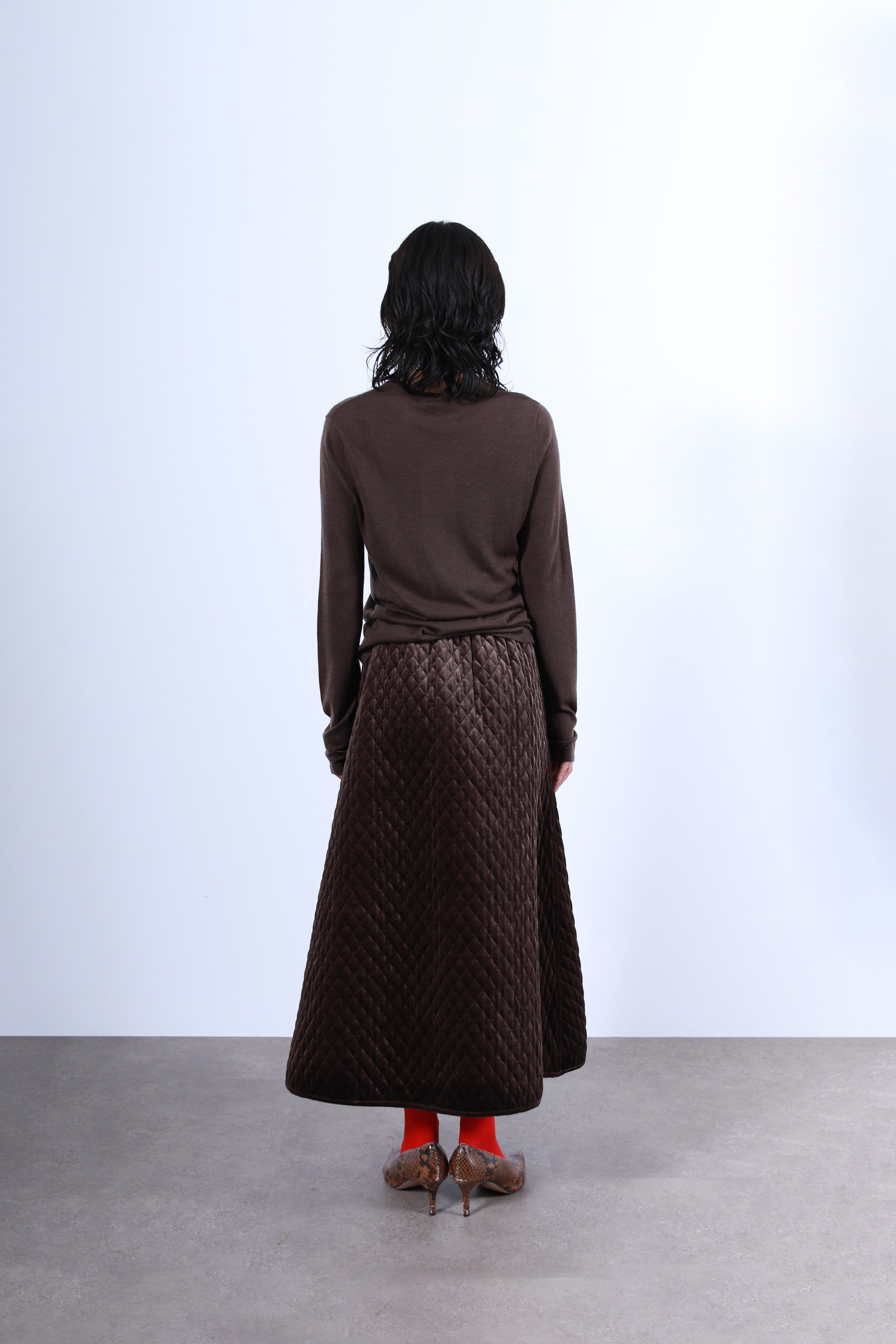 ウール混ベーシックニットトップス(6263-523)