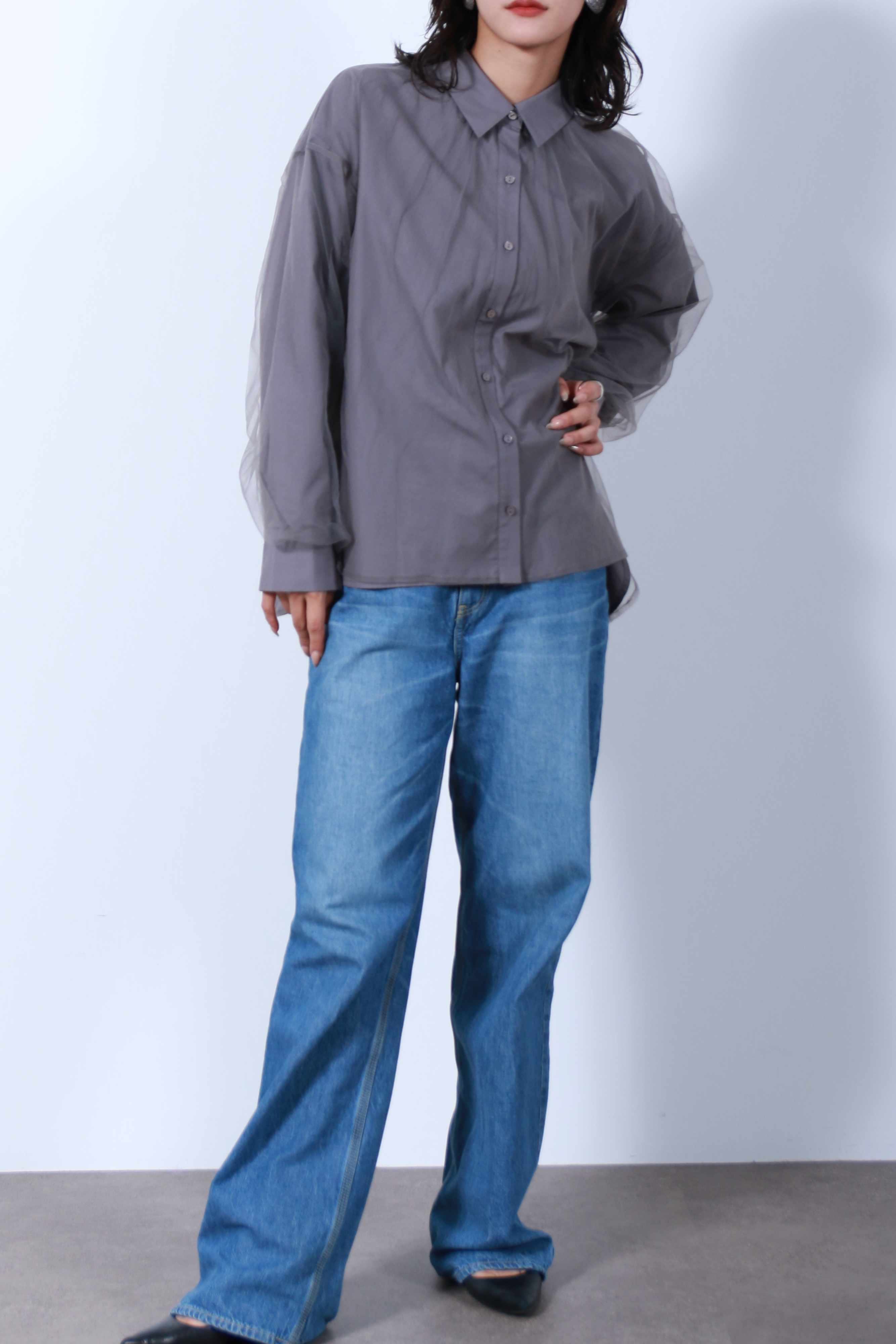 シアーチュールシャツ(6263-500)