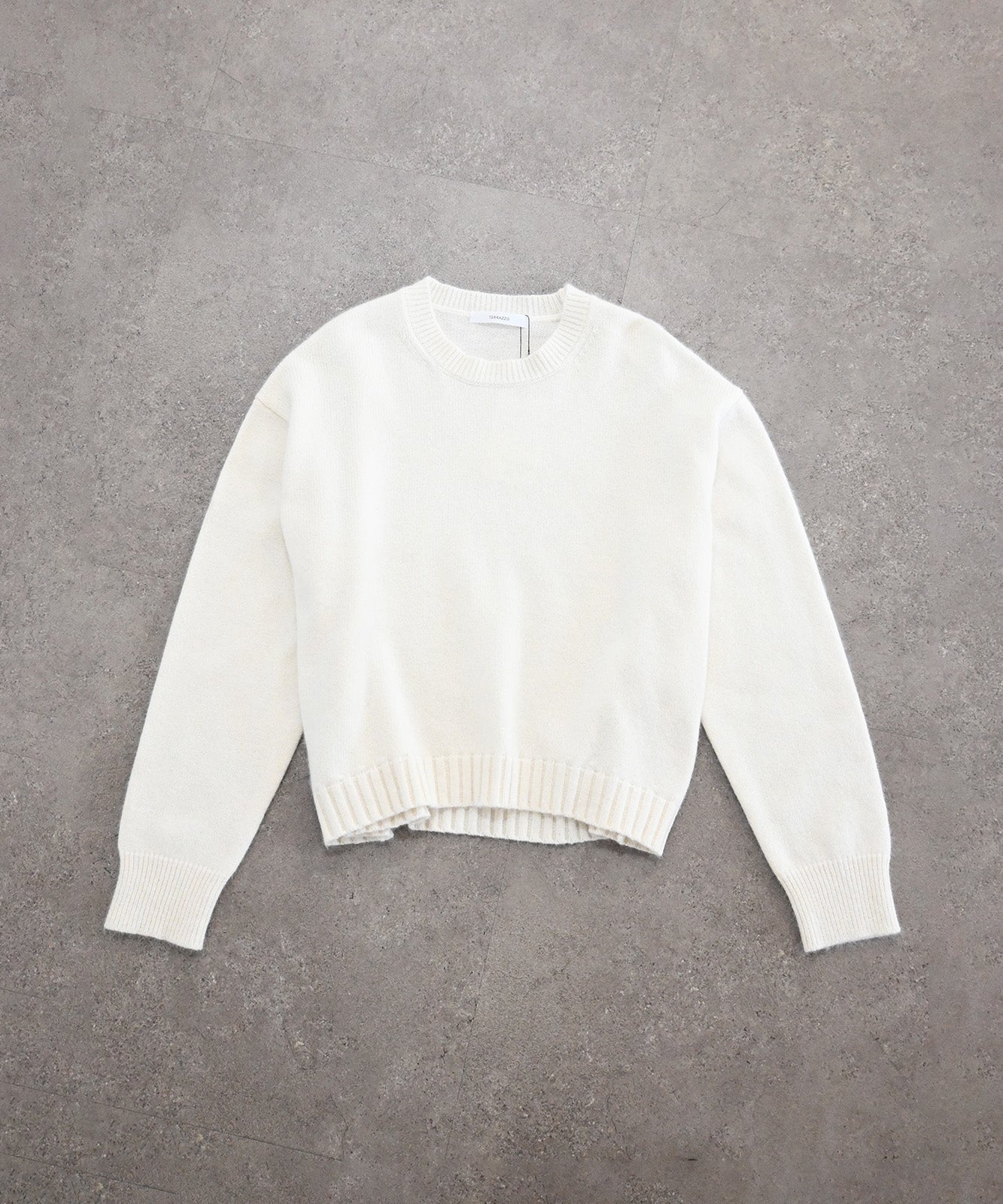 ラクーン混ベーシックプルオーバーニットトップス(6263-531)