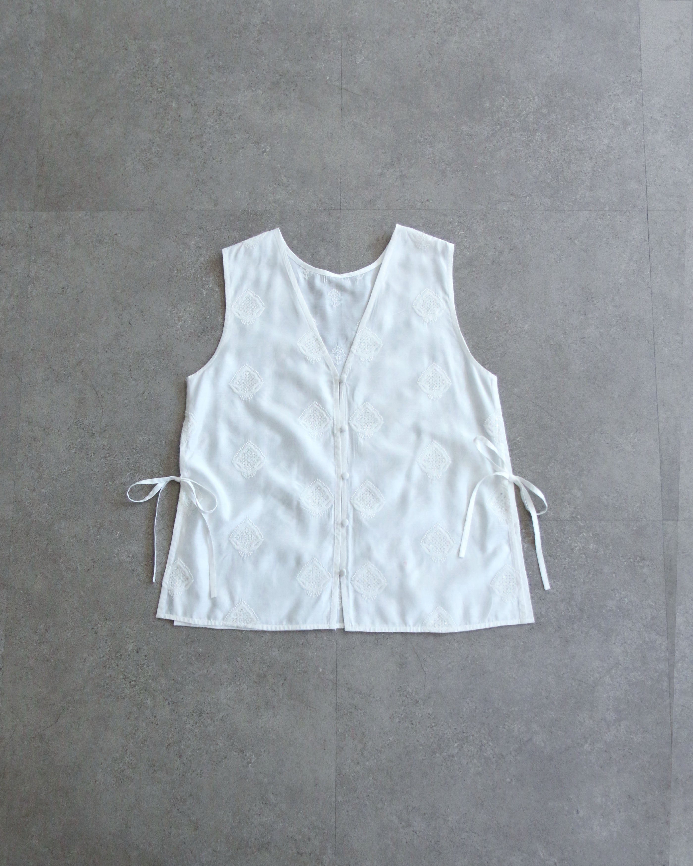 【3.20- 先行予約開始】インド刺繍レイヤード2WAYトップス(6266-319)