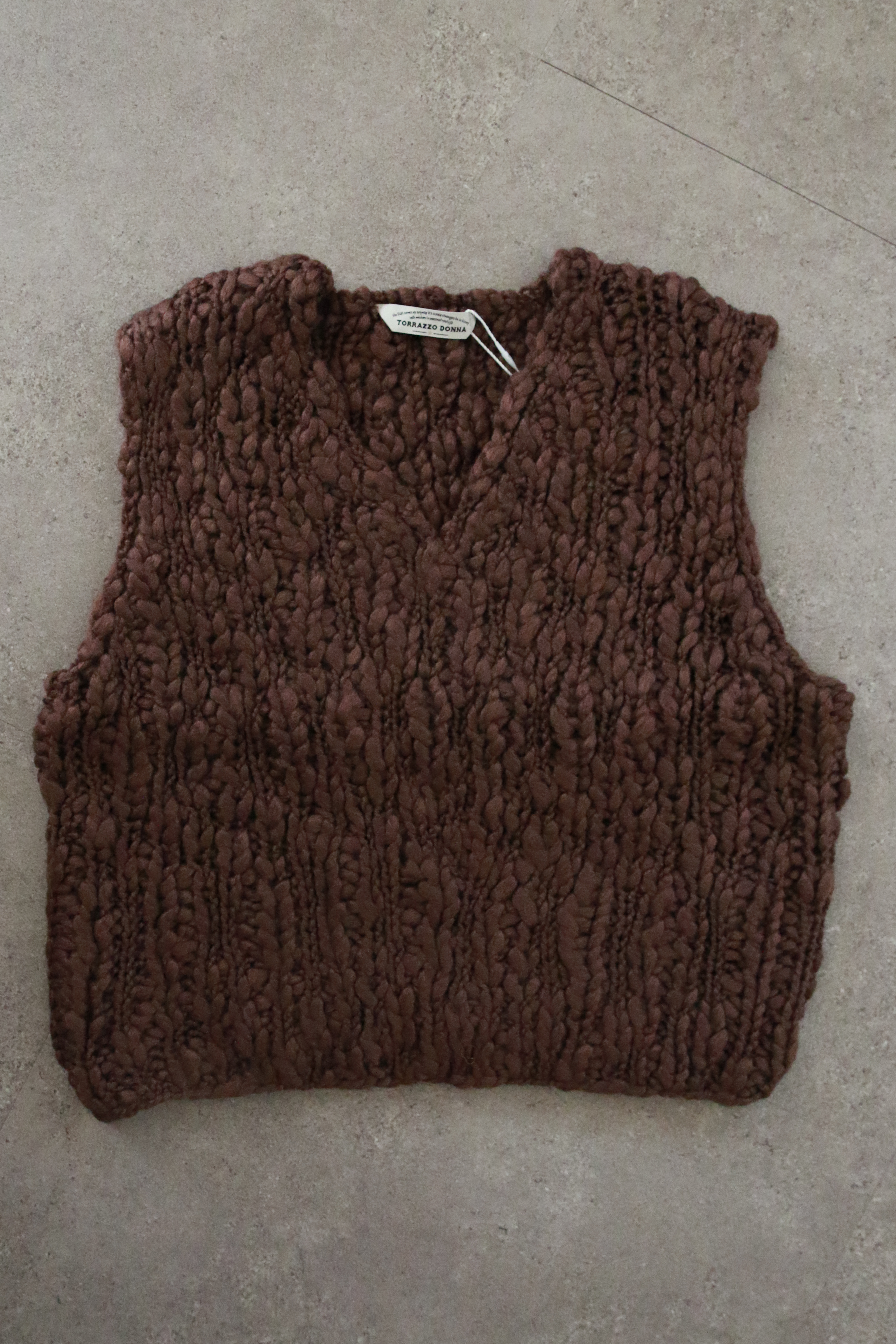 Vネックニットベスト(6264-547)