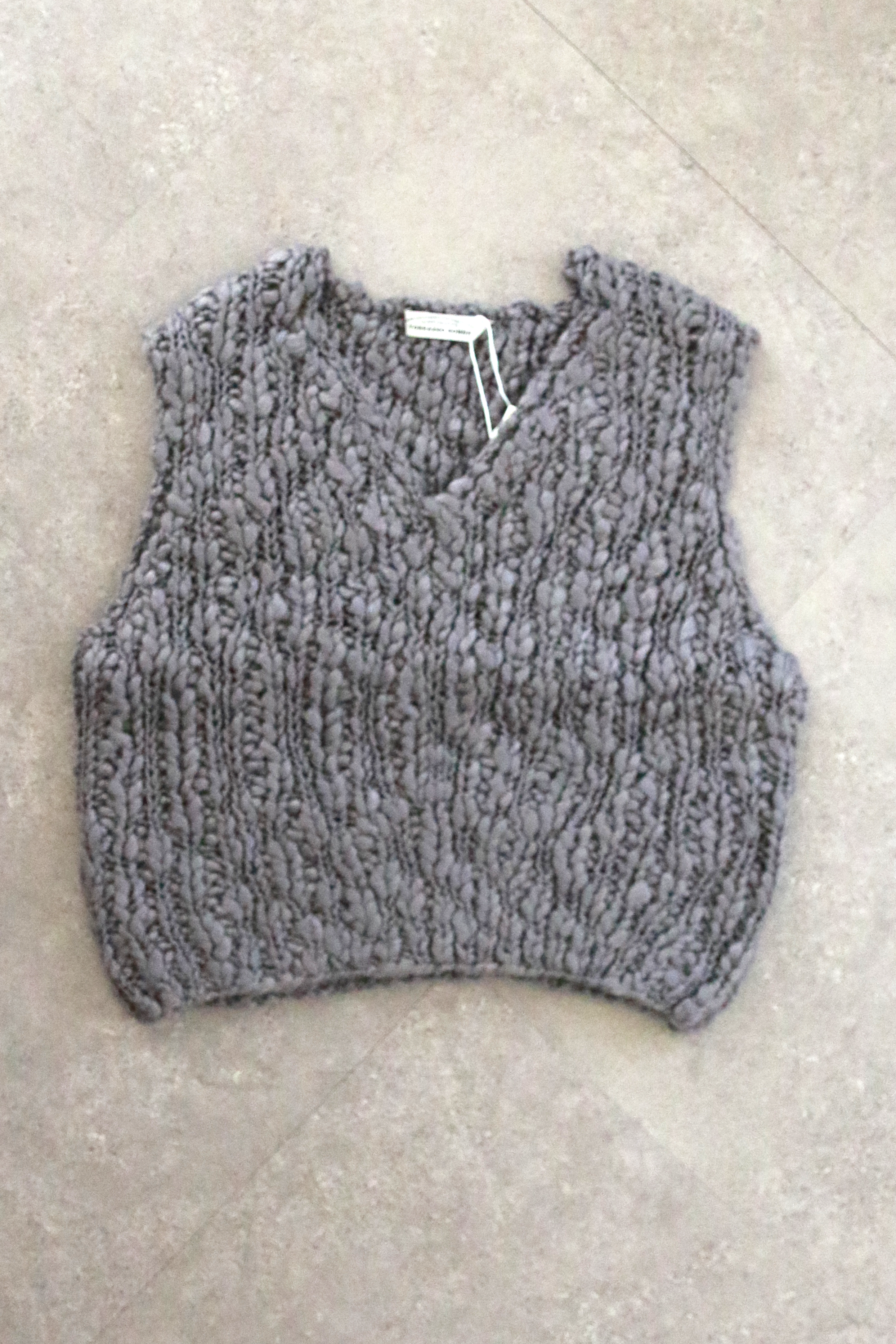 Vネックニットベスト(6264-547)