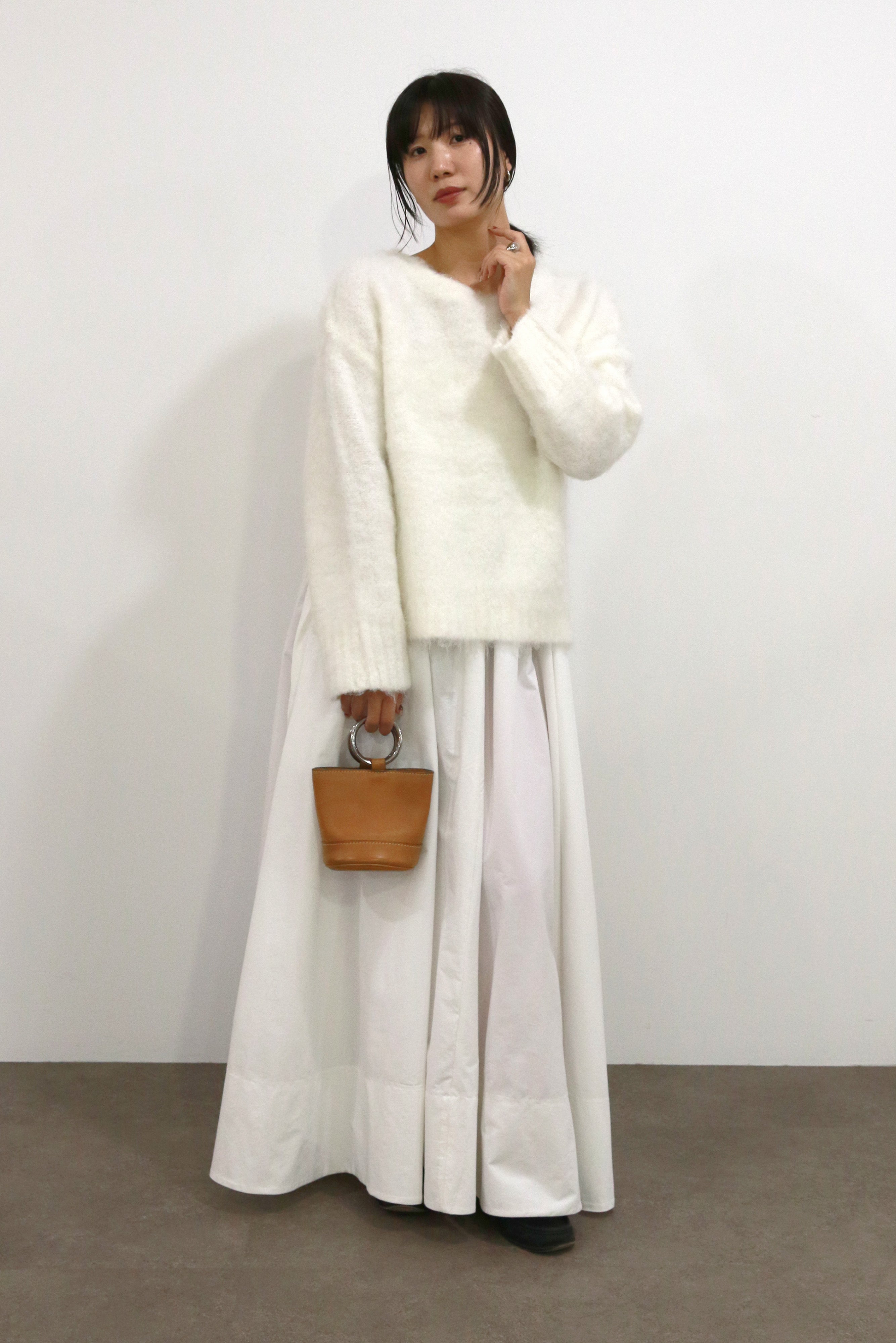 【10/3~ Shikina×TORRAZZO ご予約商品】2WAYニット×ボリュームドレス(6265-302)