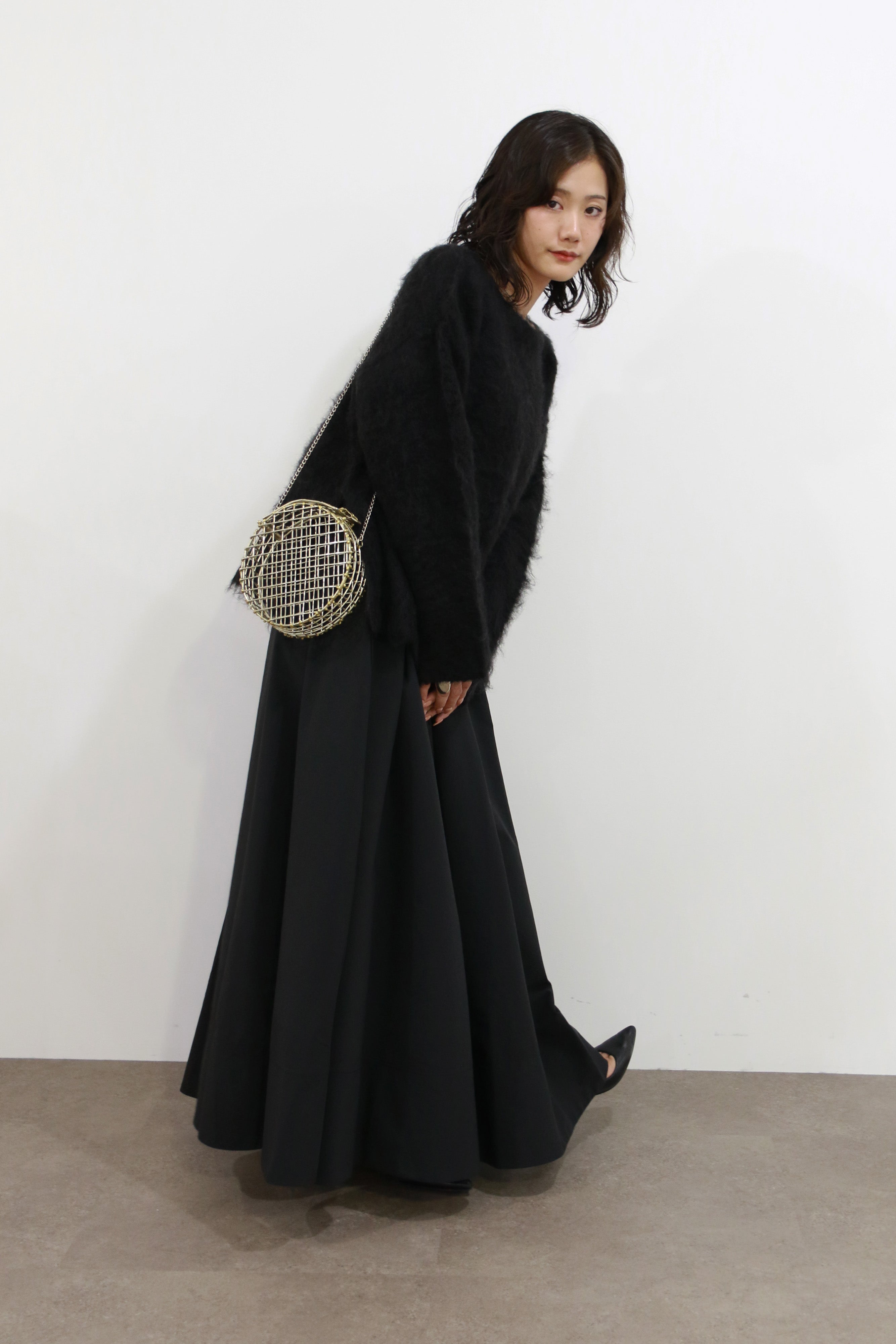 【10/3~ Shikina×TORRAZZO ご予約商品】2WAYニット×ボリュームドレス(6265-302)