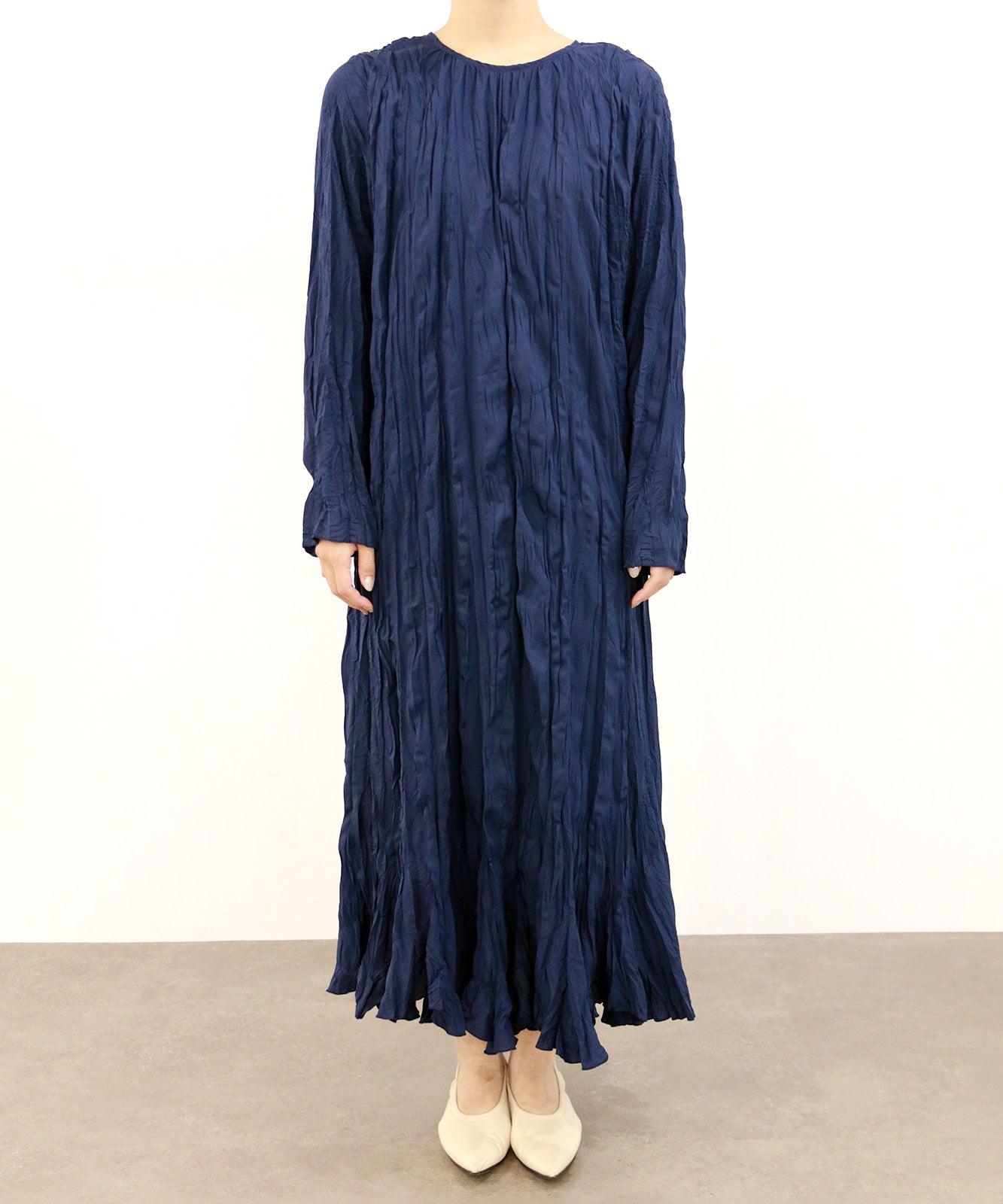 クリンクル加工2WAYワンピース(6259-476)