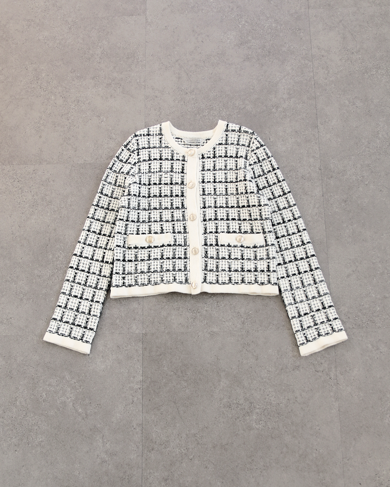 ツイードコットンカーディガン(6265-551)