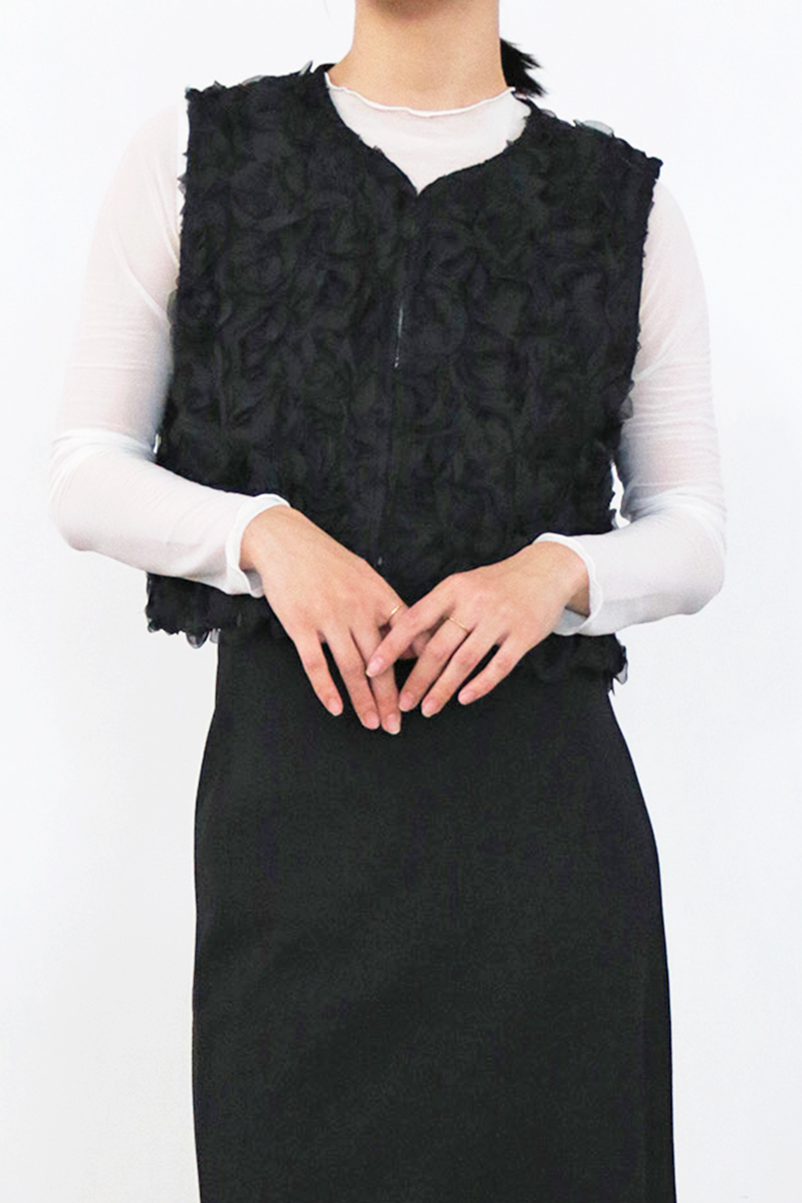 フラワーチュールパターンベスト(6262-454)