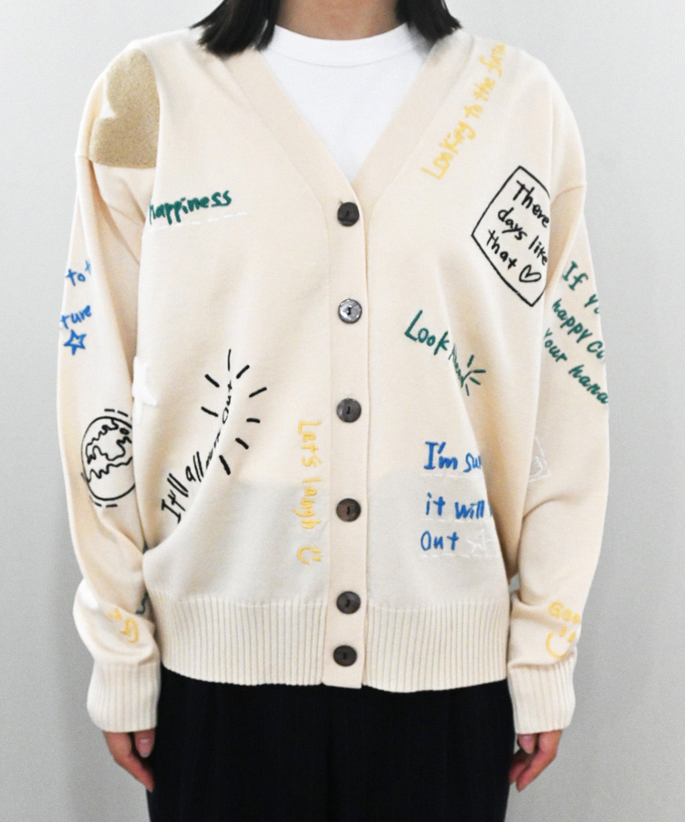 ハッピーエンブロイダリーカーディガン(6262-460)