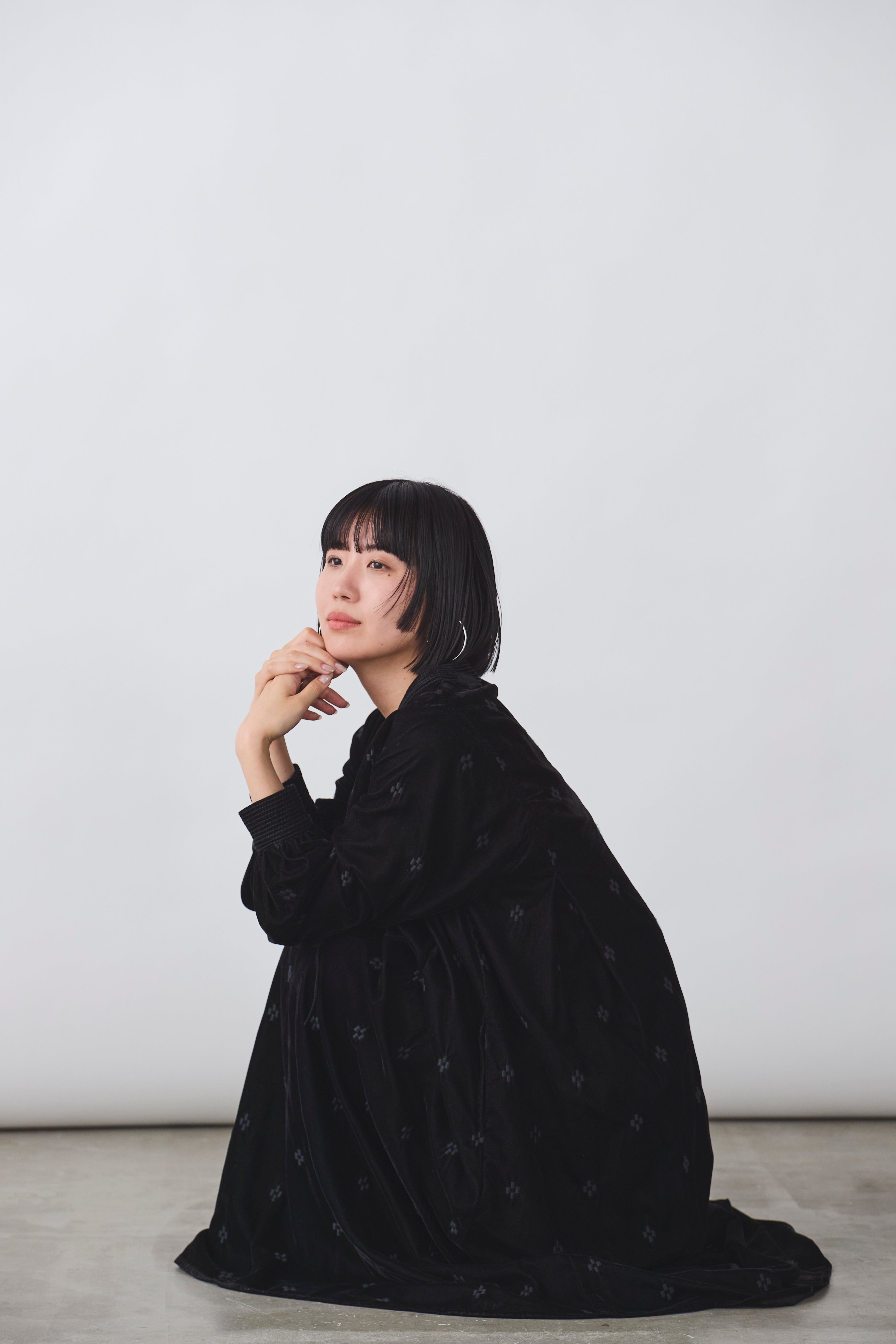 カフタン ベロアワンピース(6261-447)