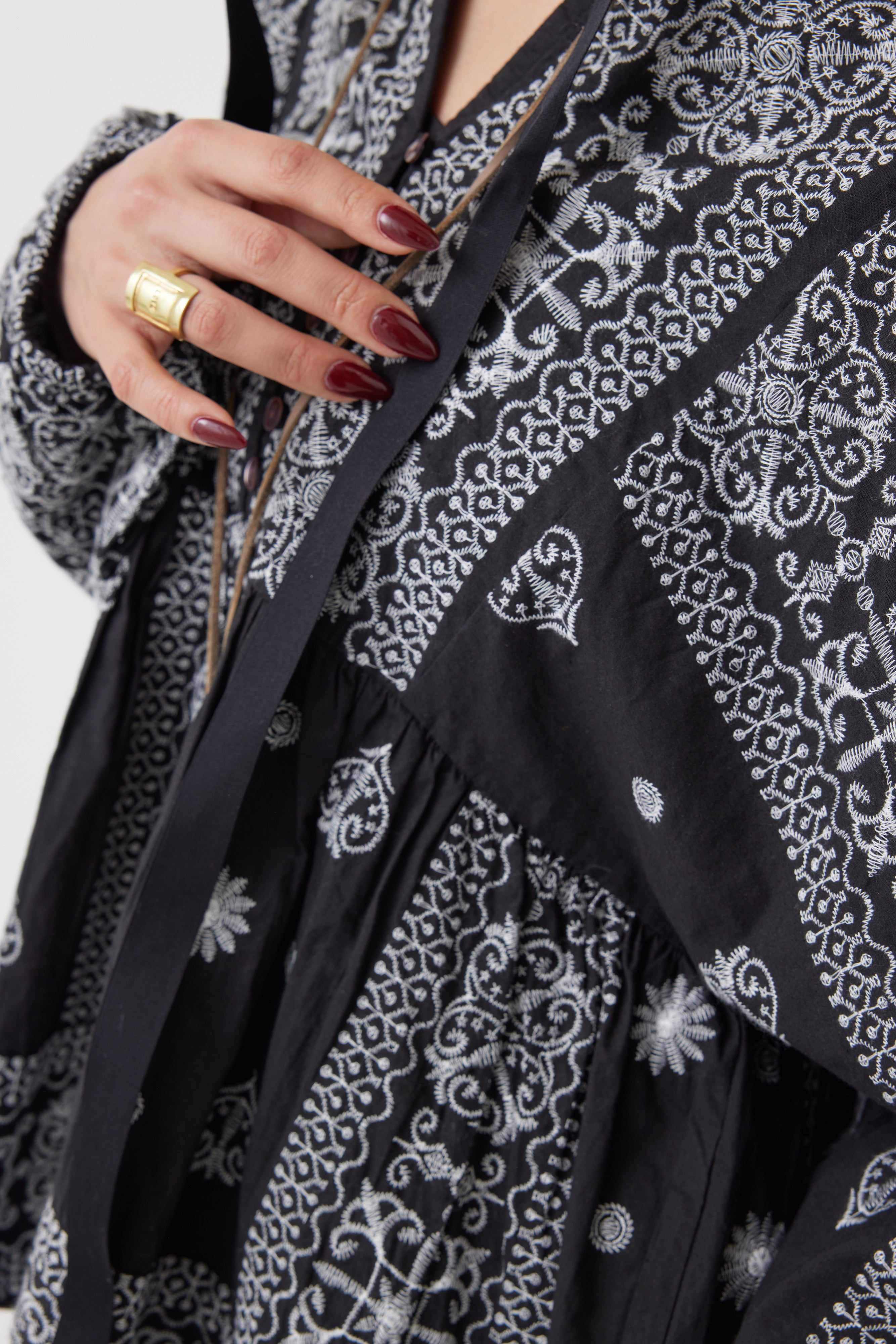 刺繍コットンブラウス(6251-541)