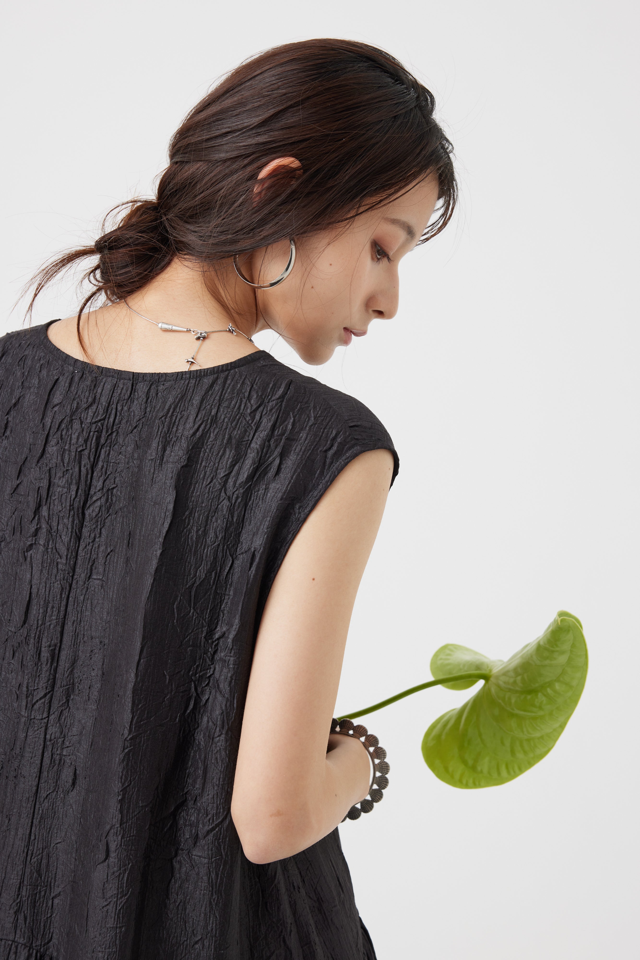 Vネックボリュームワンピース(6251-322)