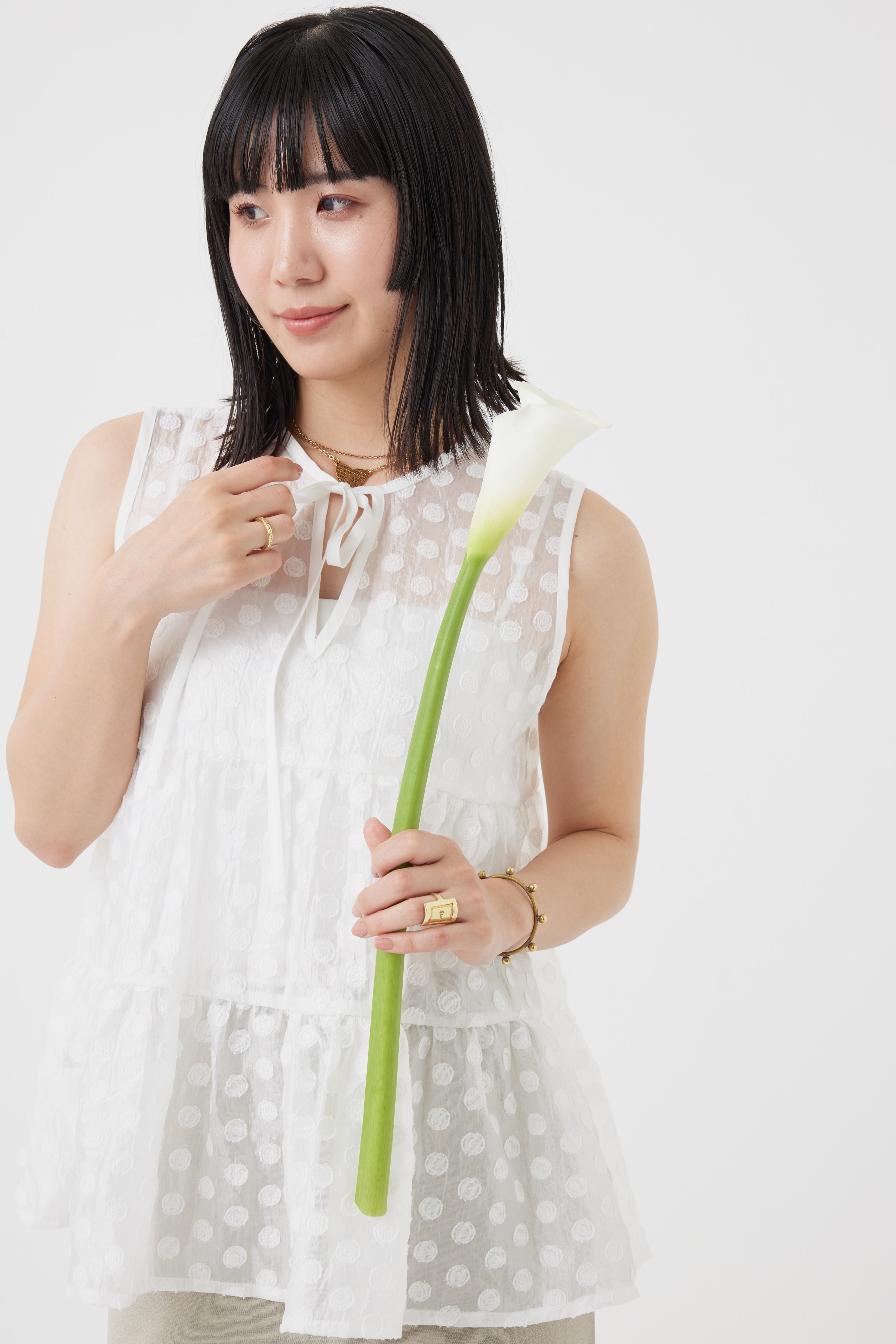 ドットシアーティアード2WAYトップス(6252-425)