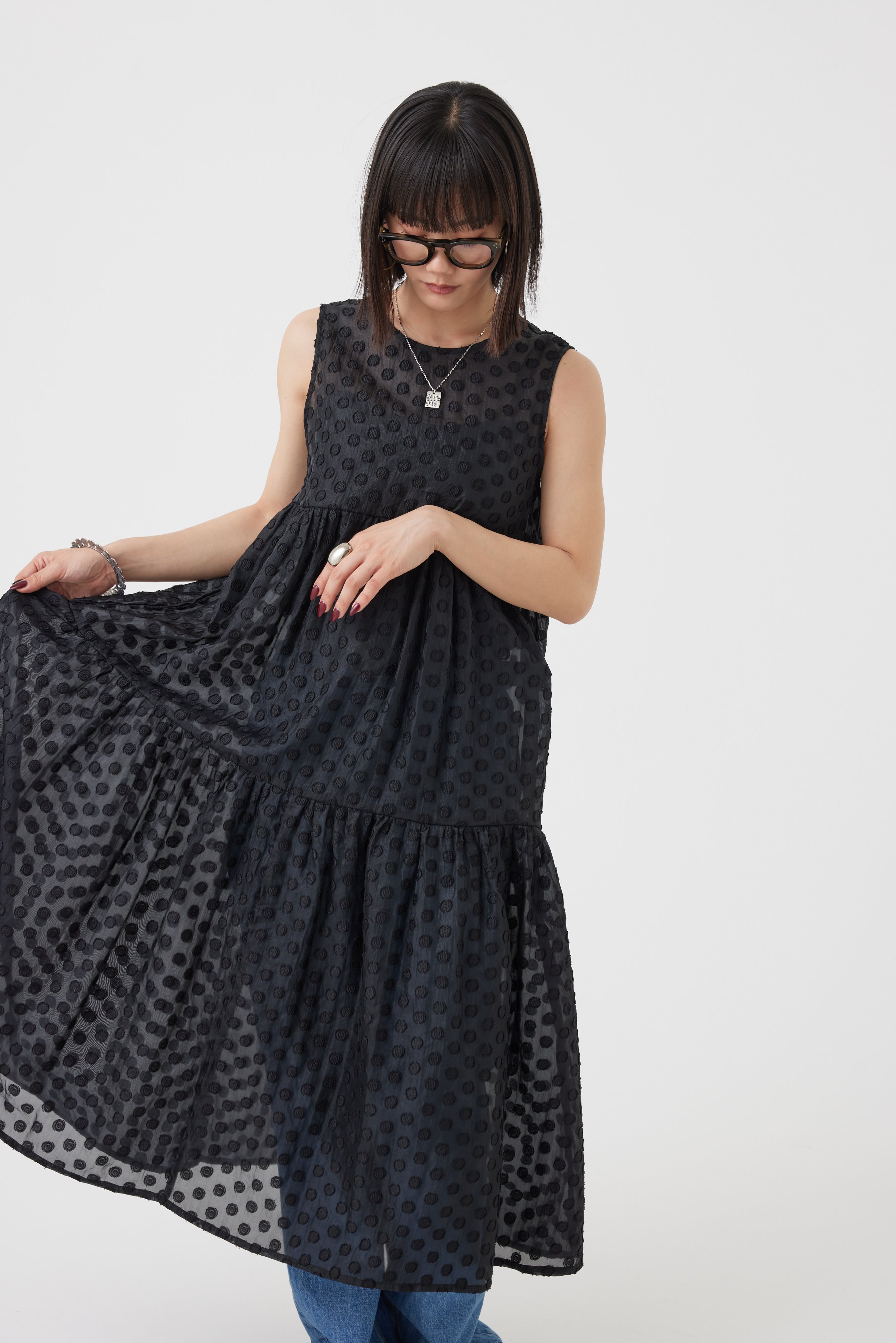 ドットシアーティアード2WAYワンピース(6252-424)