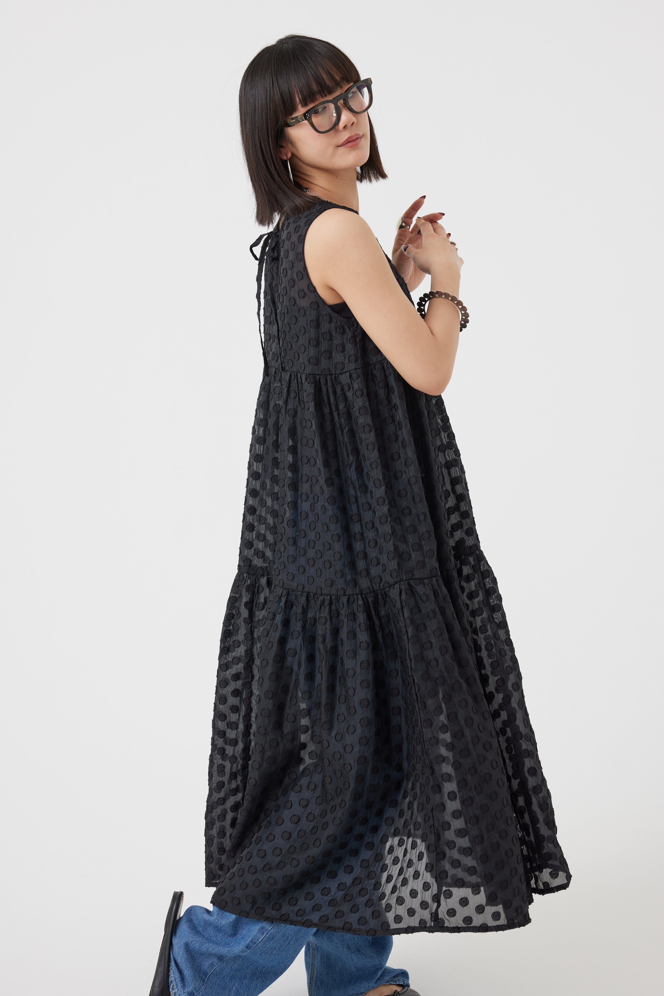 ドットシアーティアード2WAYワンピース(6252-424)