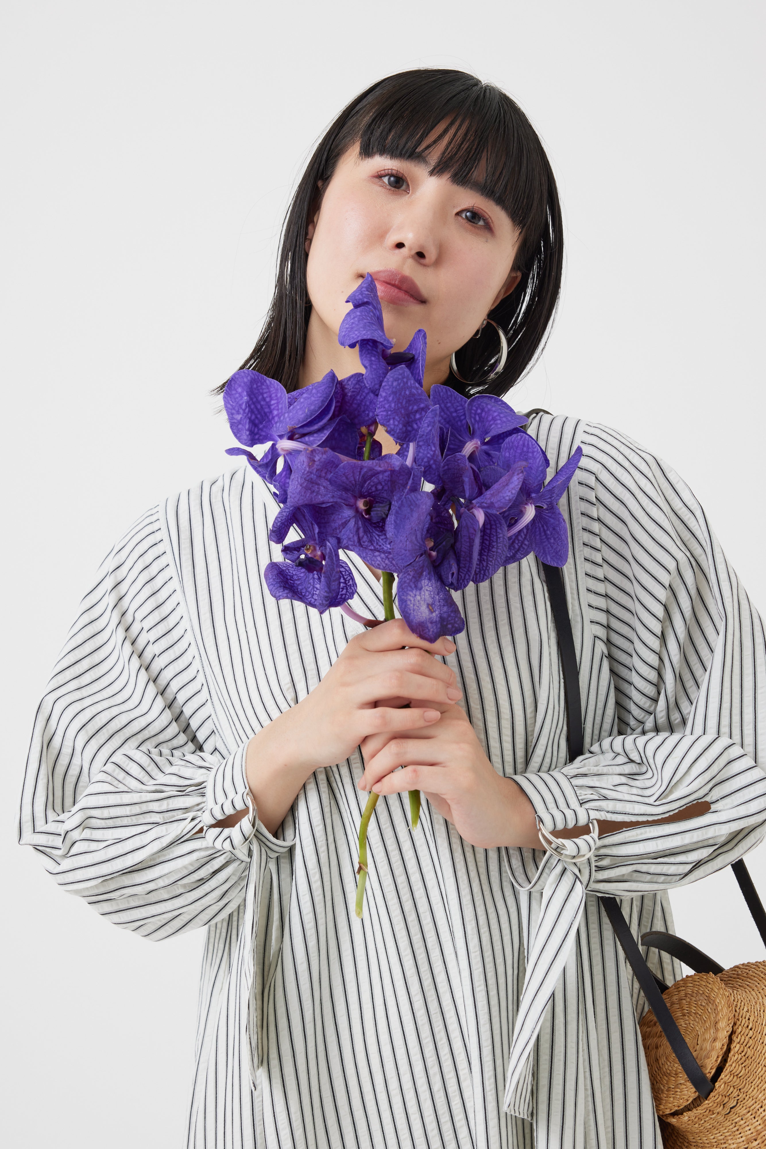 ストライプワンピース(6251-347)