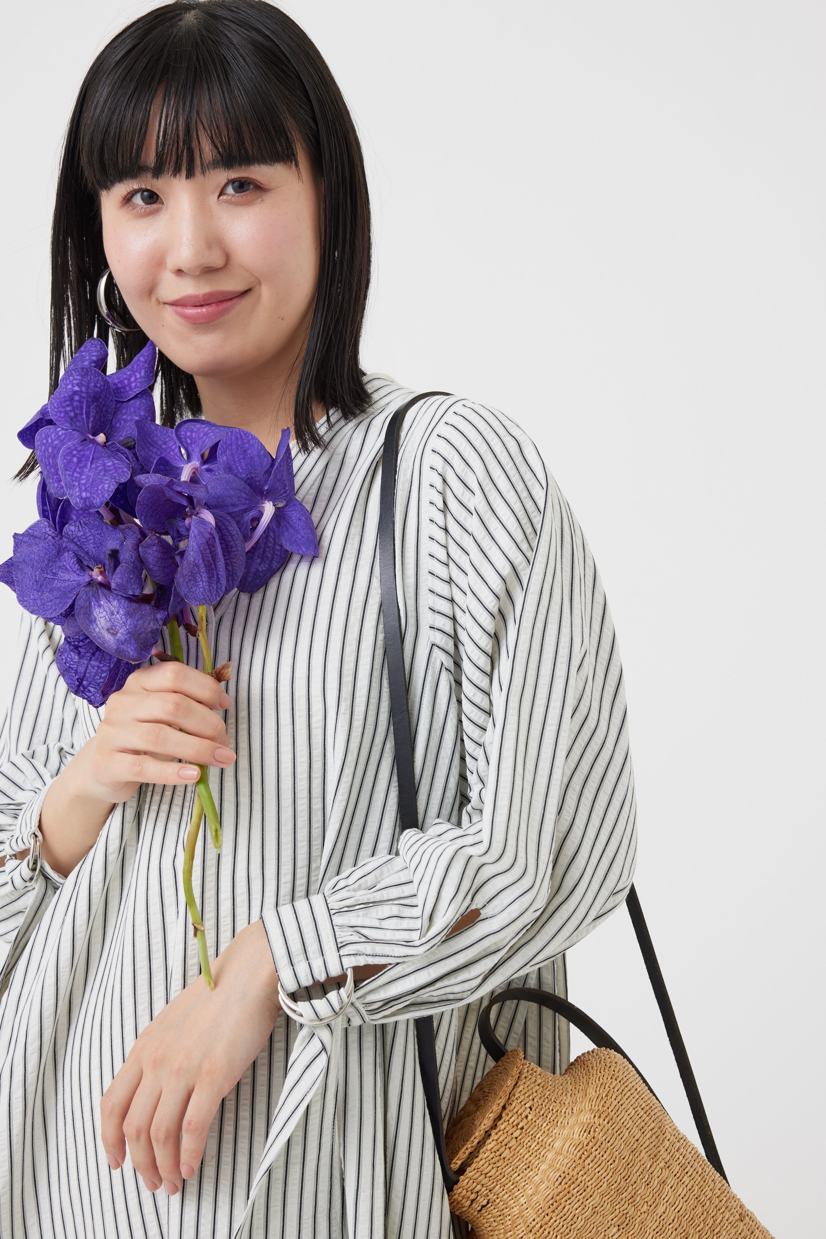 ストライプワンピース(6251-347)