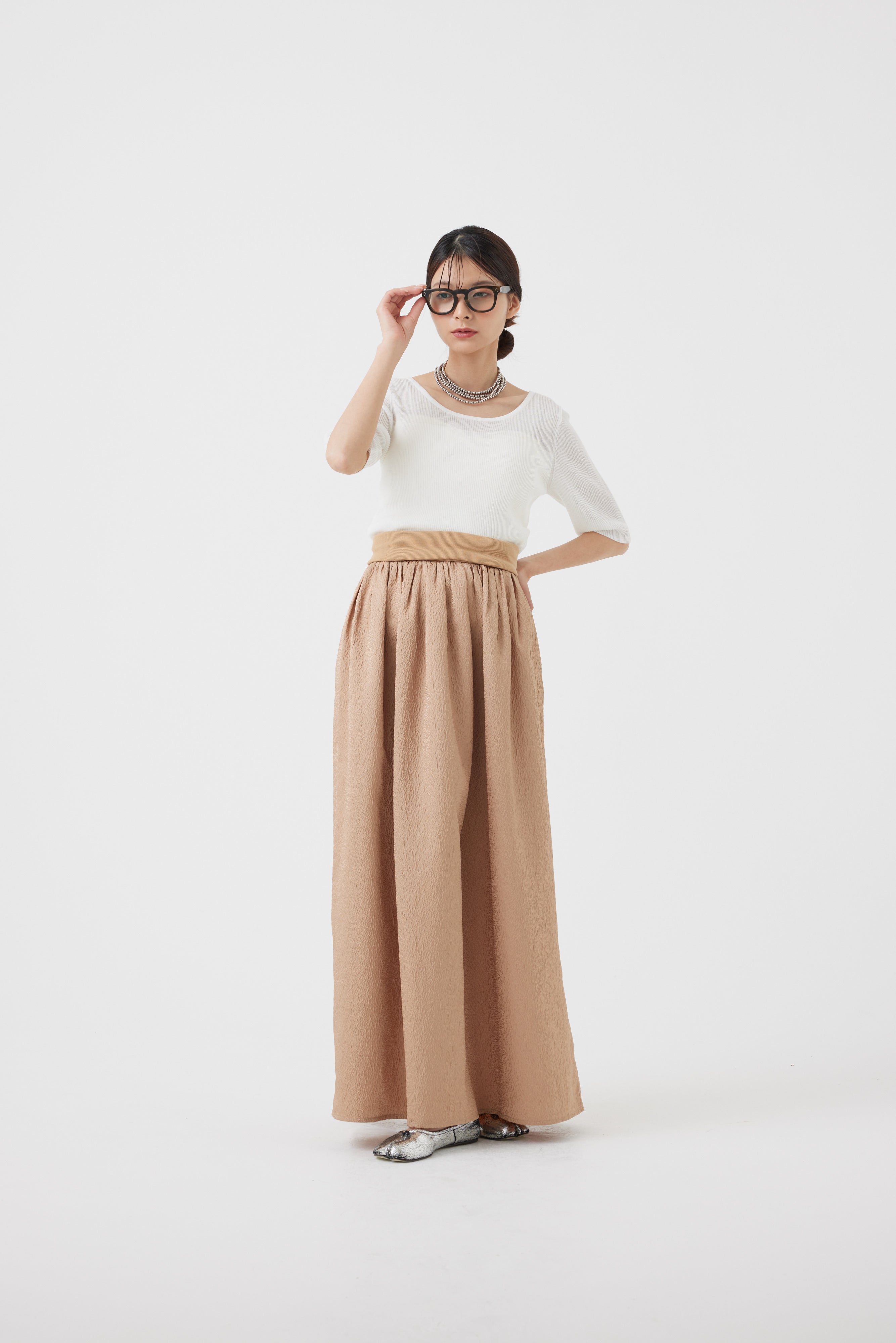 ジャガードハイブリッドベアトップワンピース(6251-343)