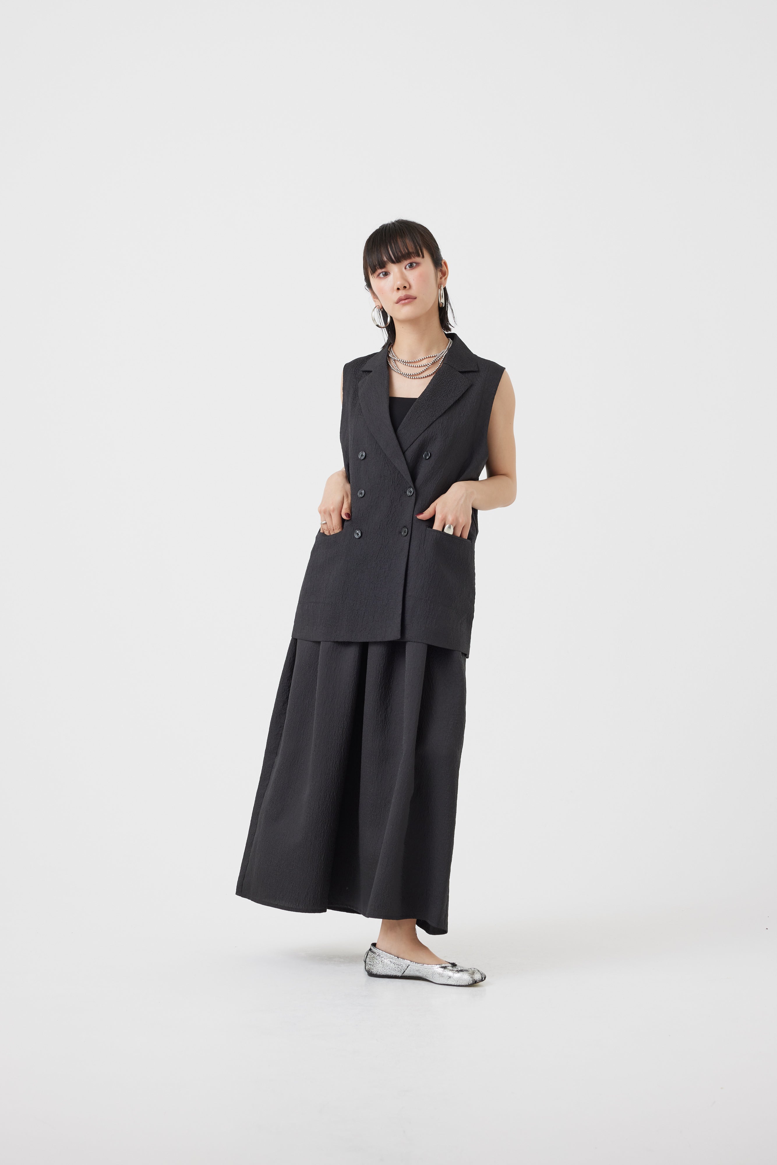 ジャガードハイブリッドベアトップワンピース(6251-343)