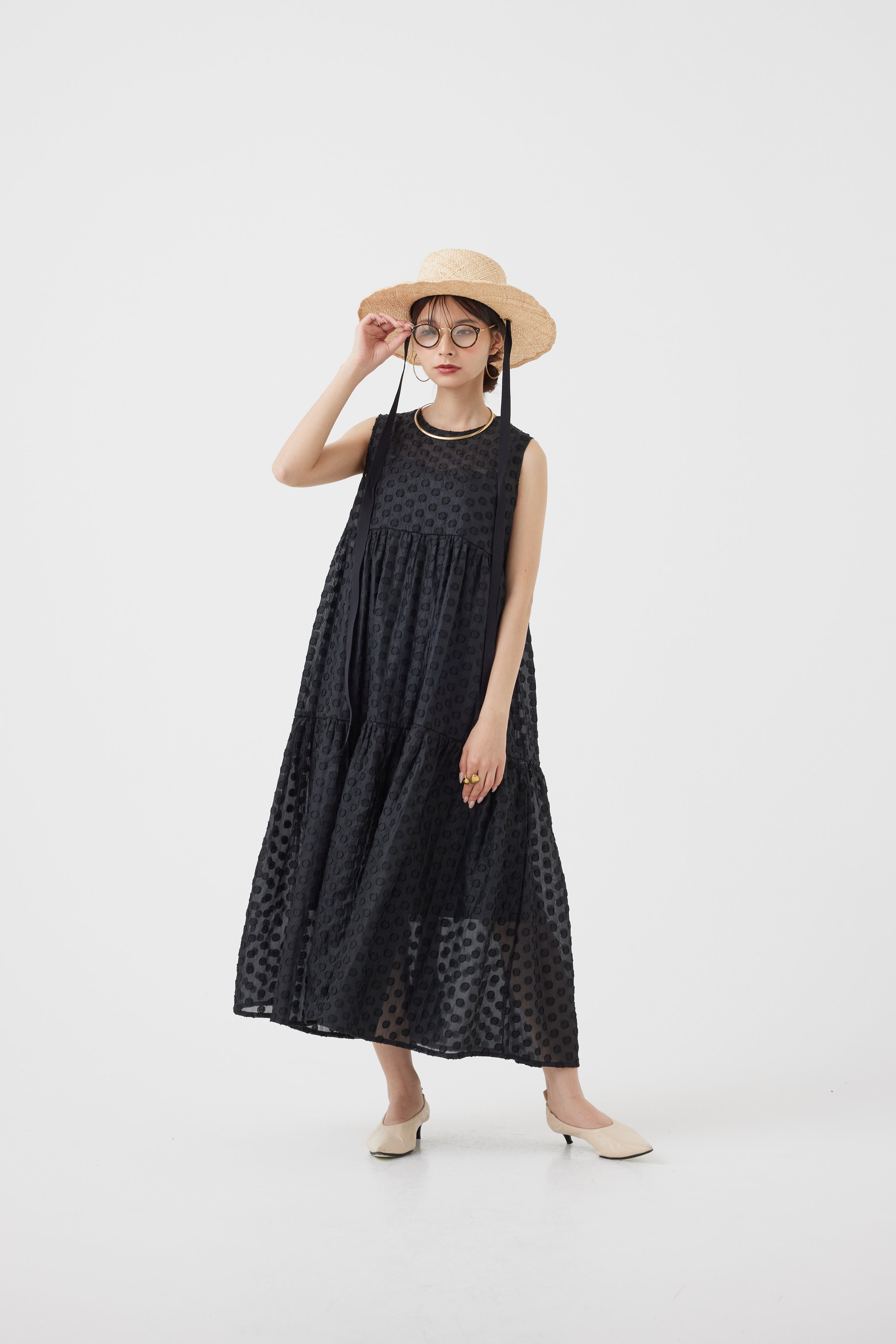 ドットシアーティアード2WAYワンピース(6252-424)