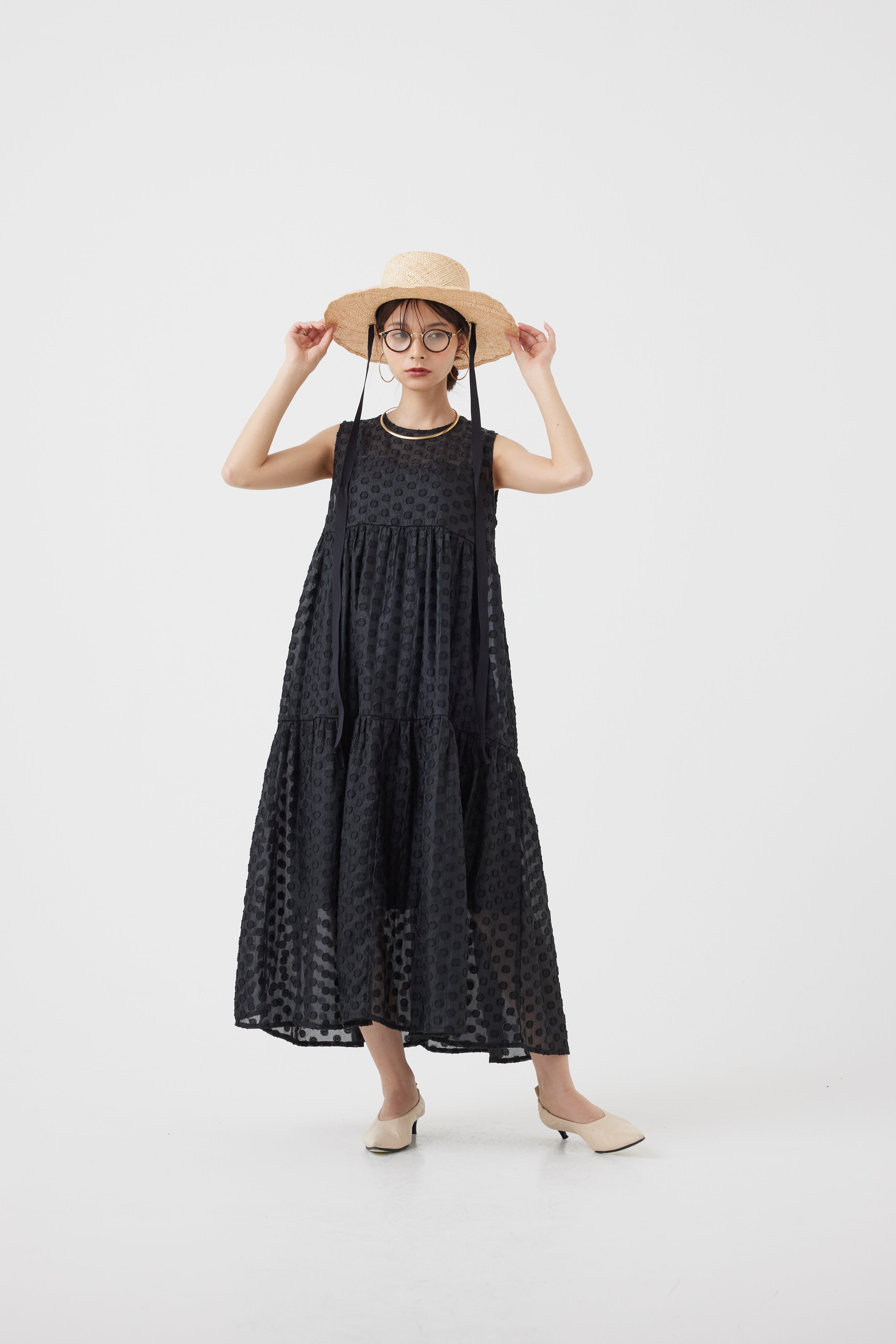 ドットシアーティアード2WAYワンピース(6252-424)