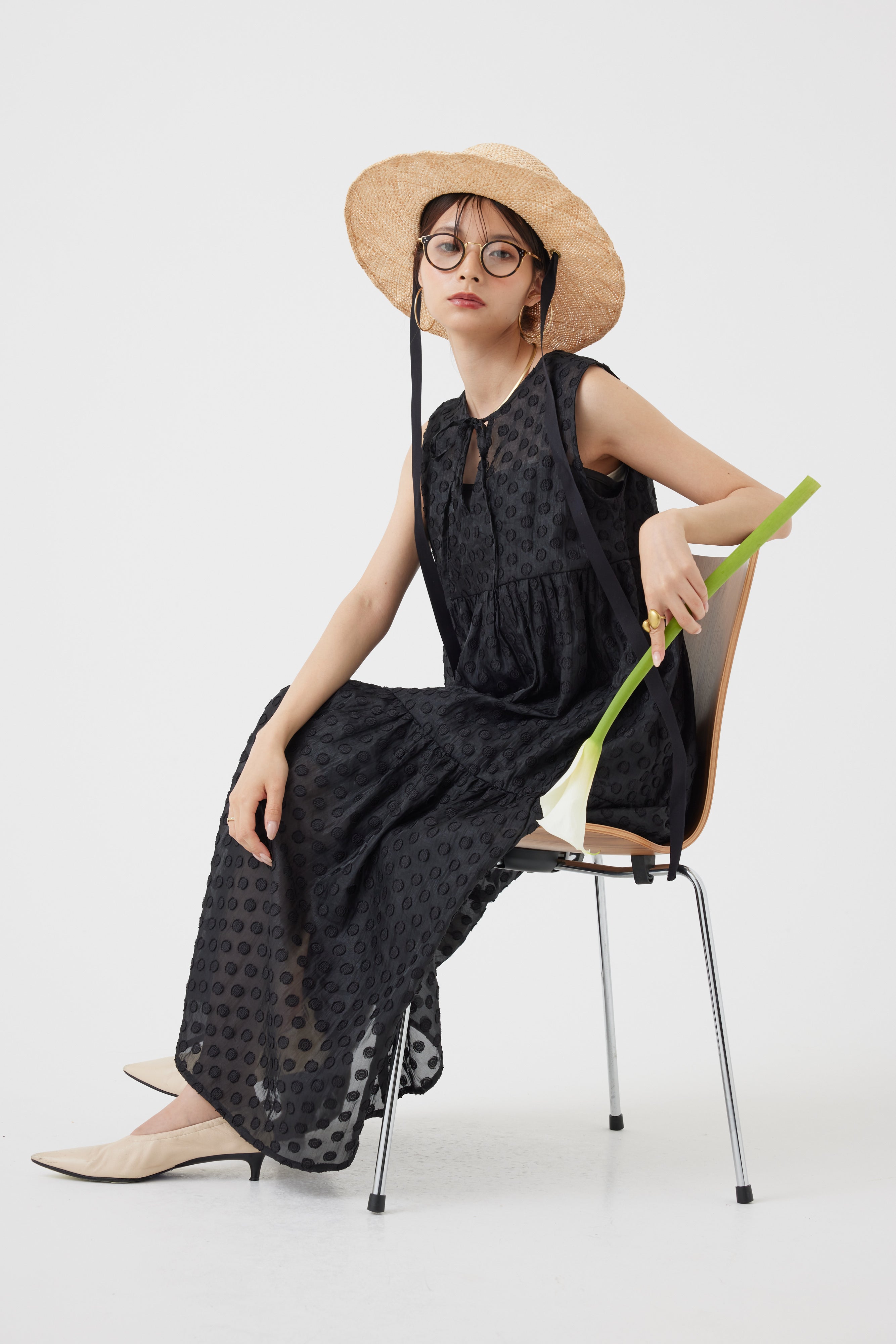 ドットシアーティアード2WAYワンピース(6252-424)