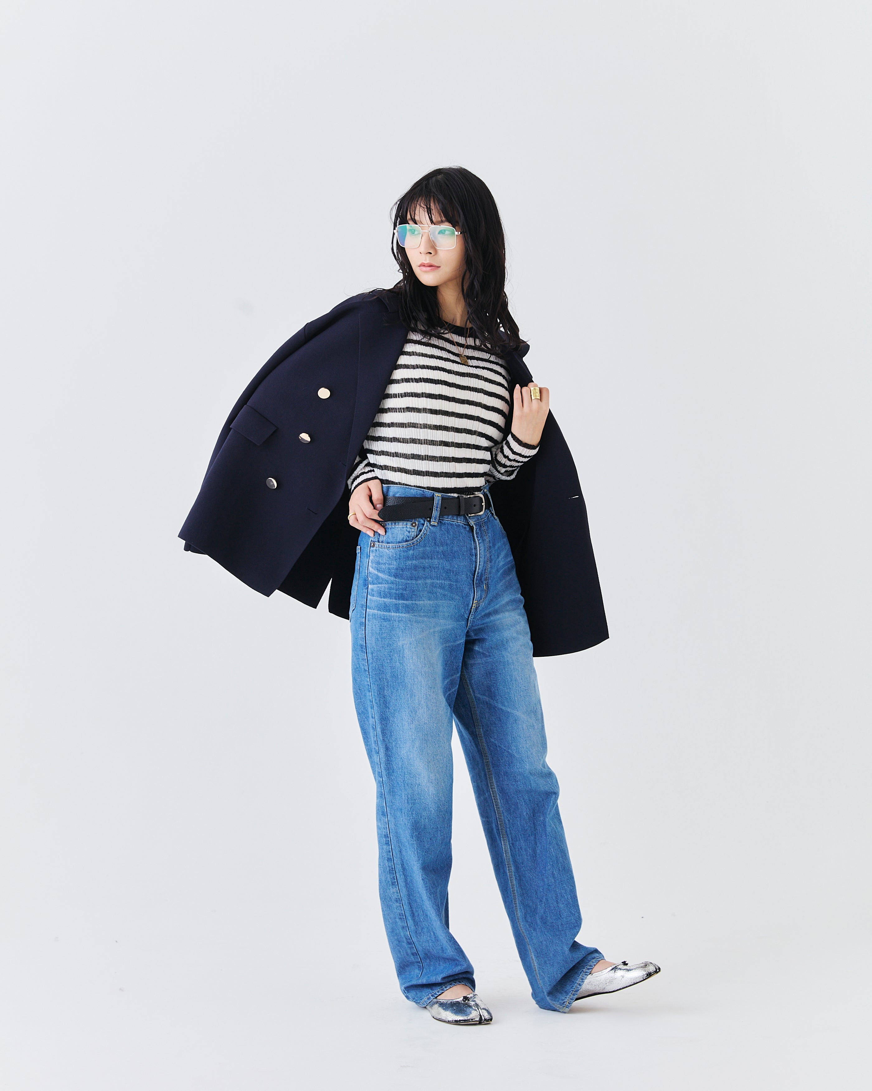 ランダムリブニットトップス(6265-559)