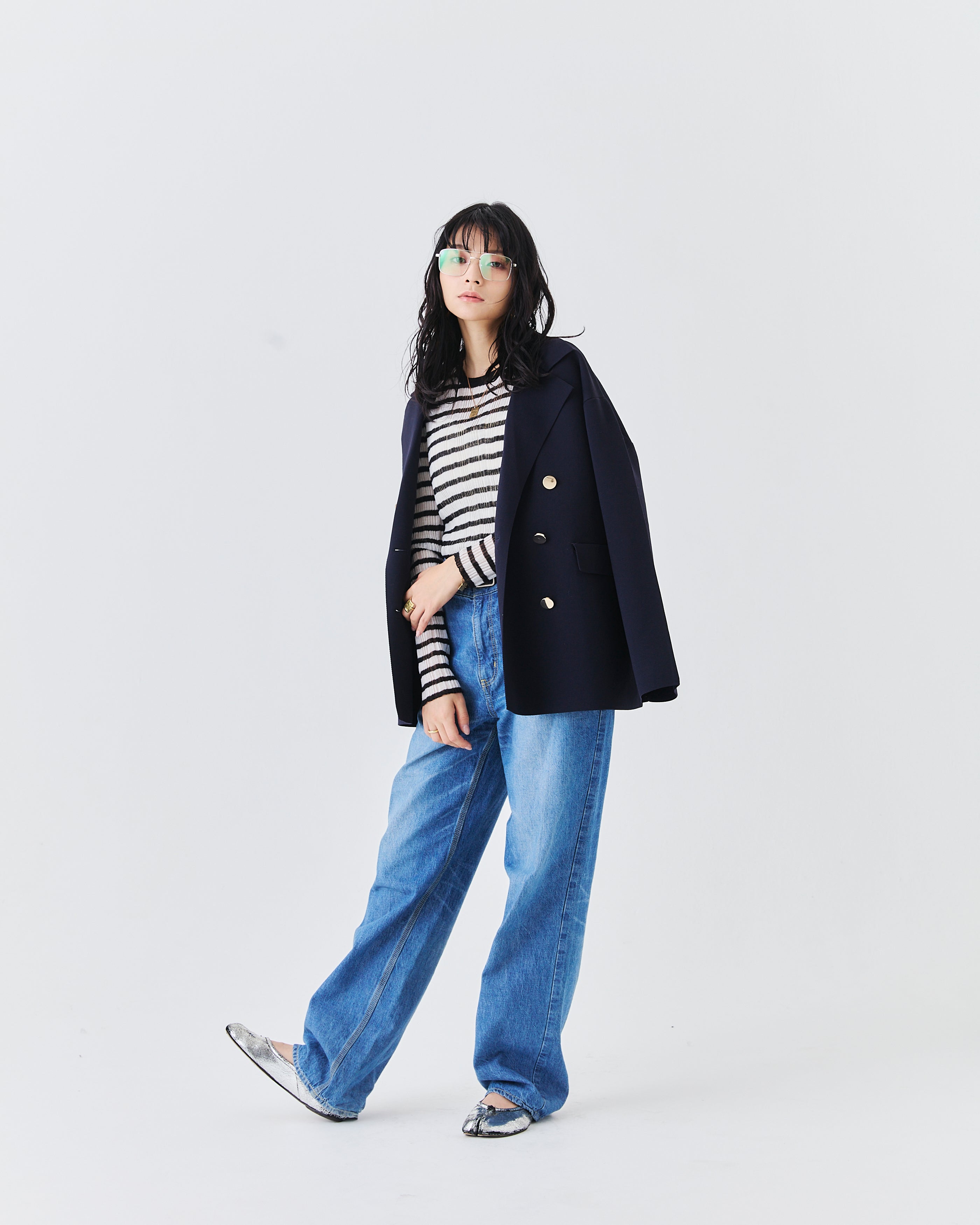 ランダムリブニットトップス(6265-559)