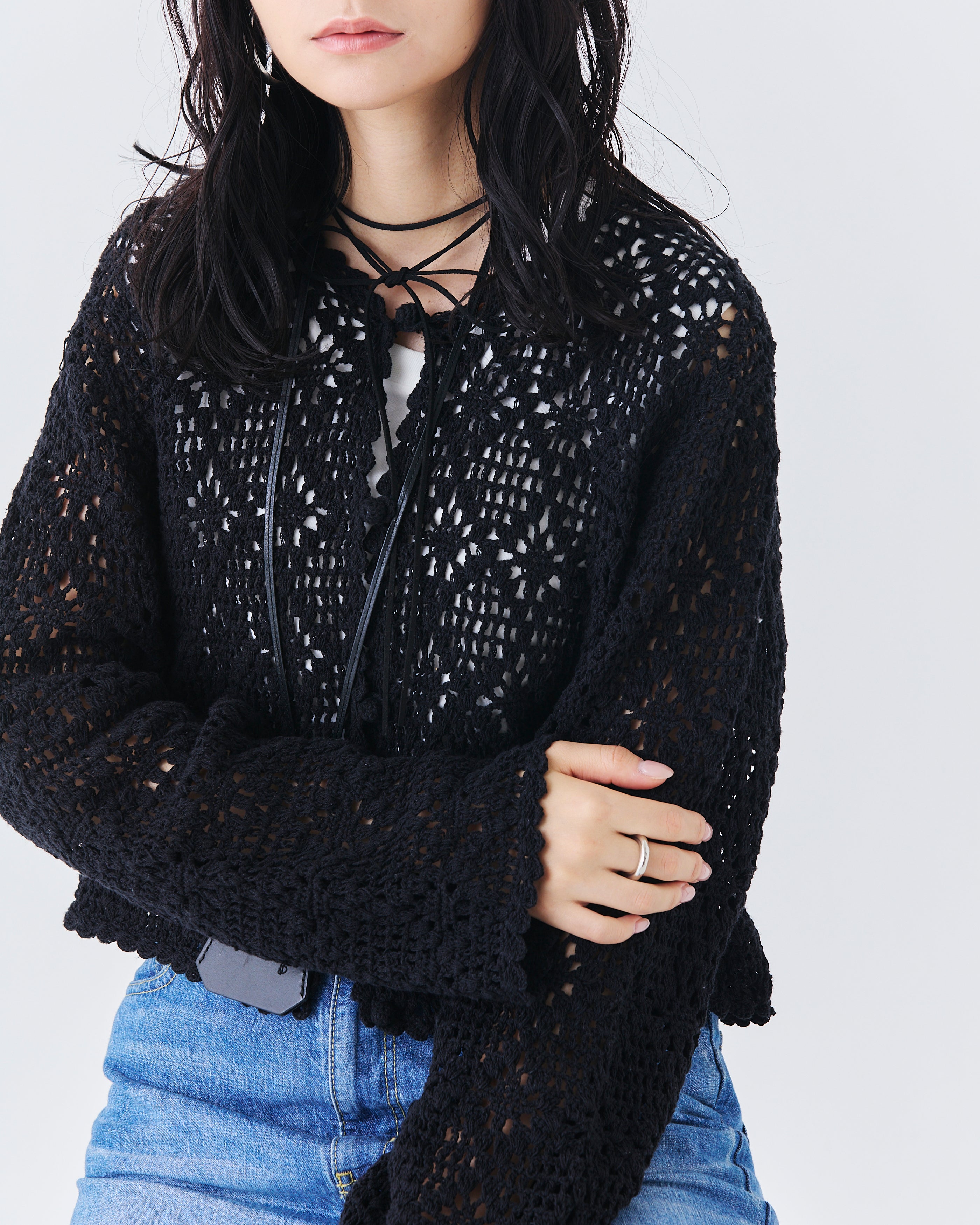 【先行予約】インドクロシェットカーディガン(6265-597)