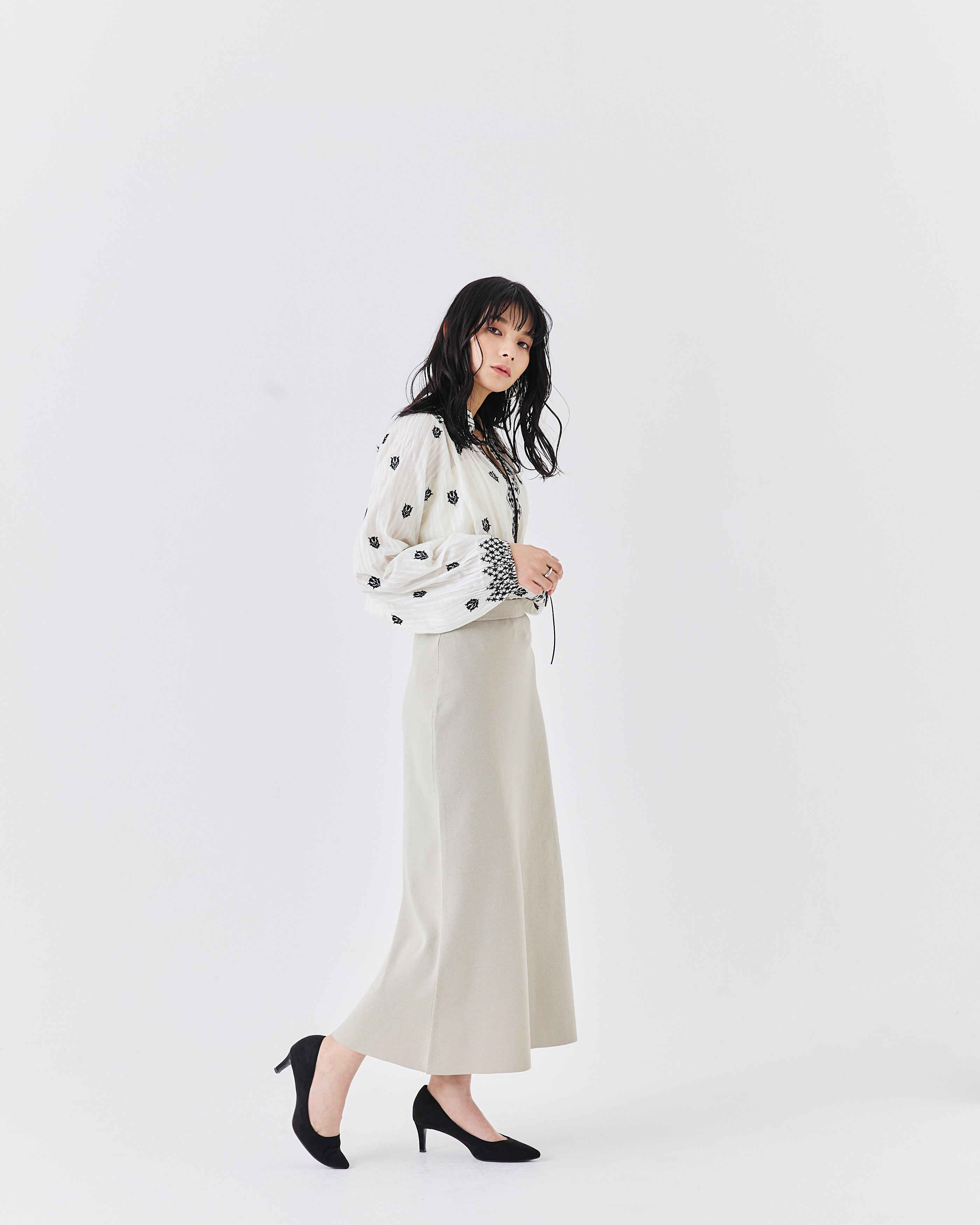 【先行予約】インド刺繍ブラウス(6265-595)