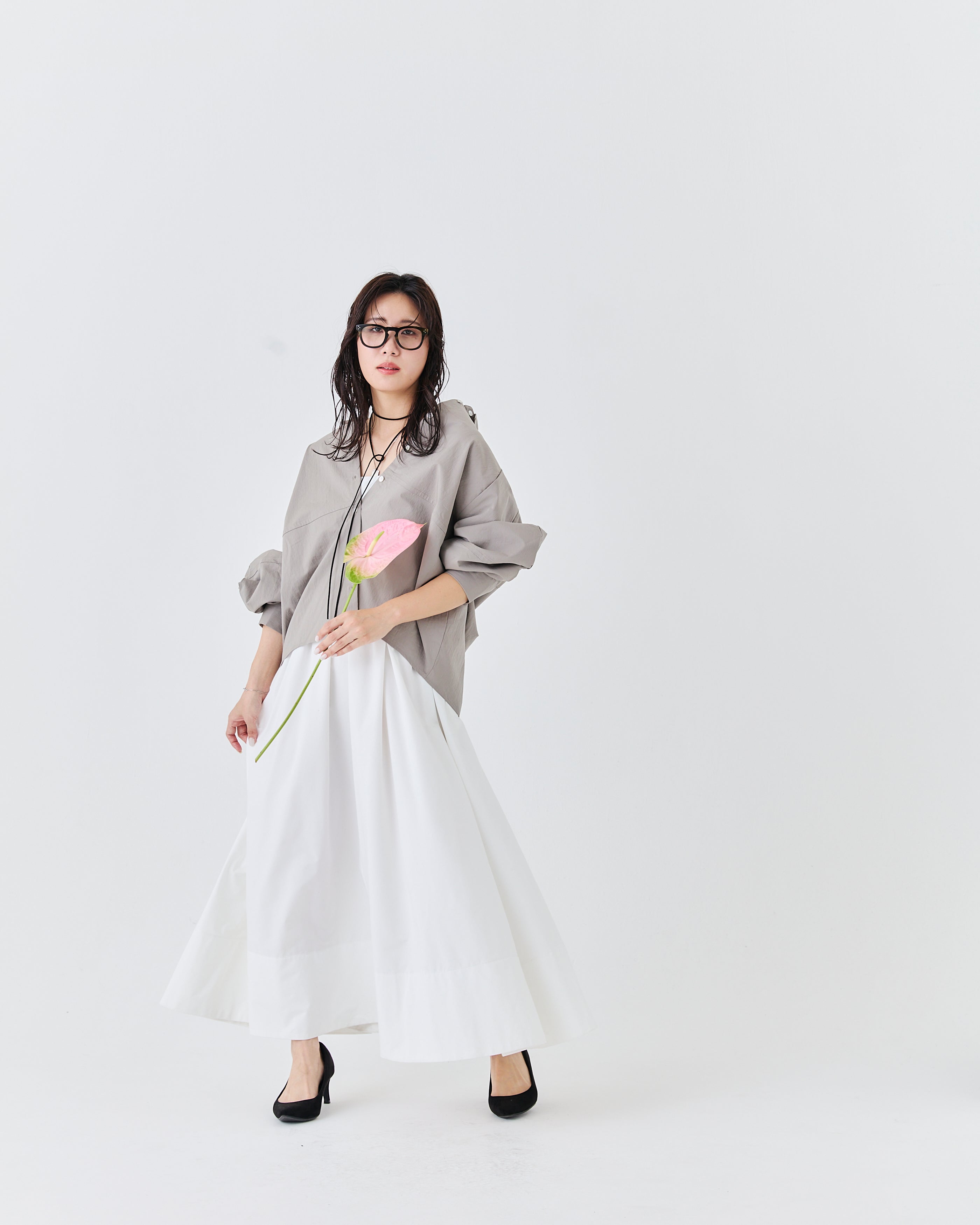 バルーンスリーブシャツ(6265-574)