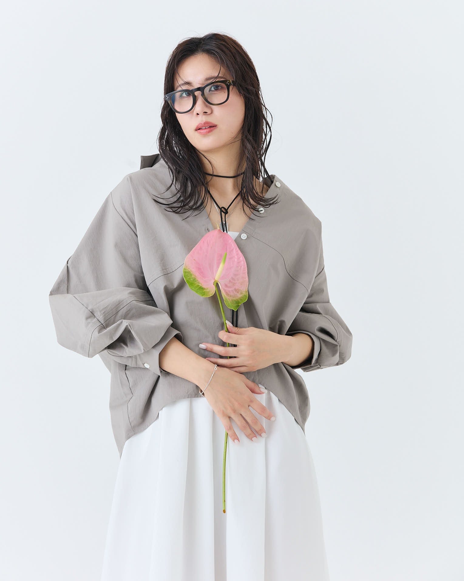 プリーツマキシドレス(6265-573)