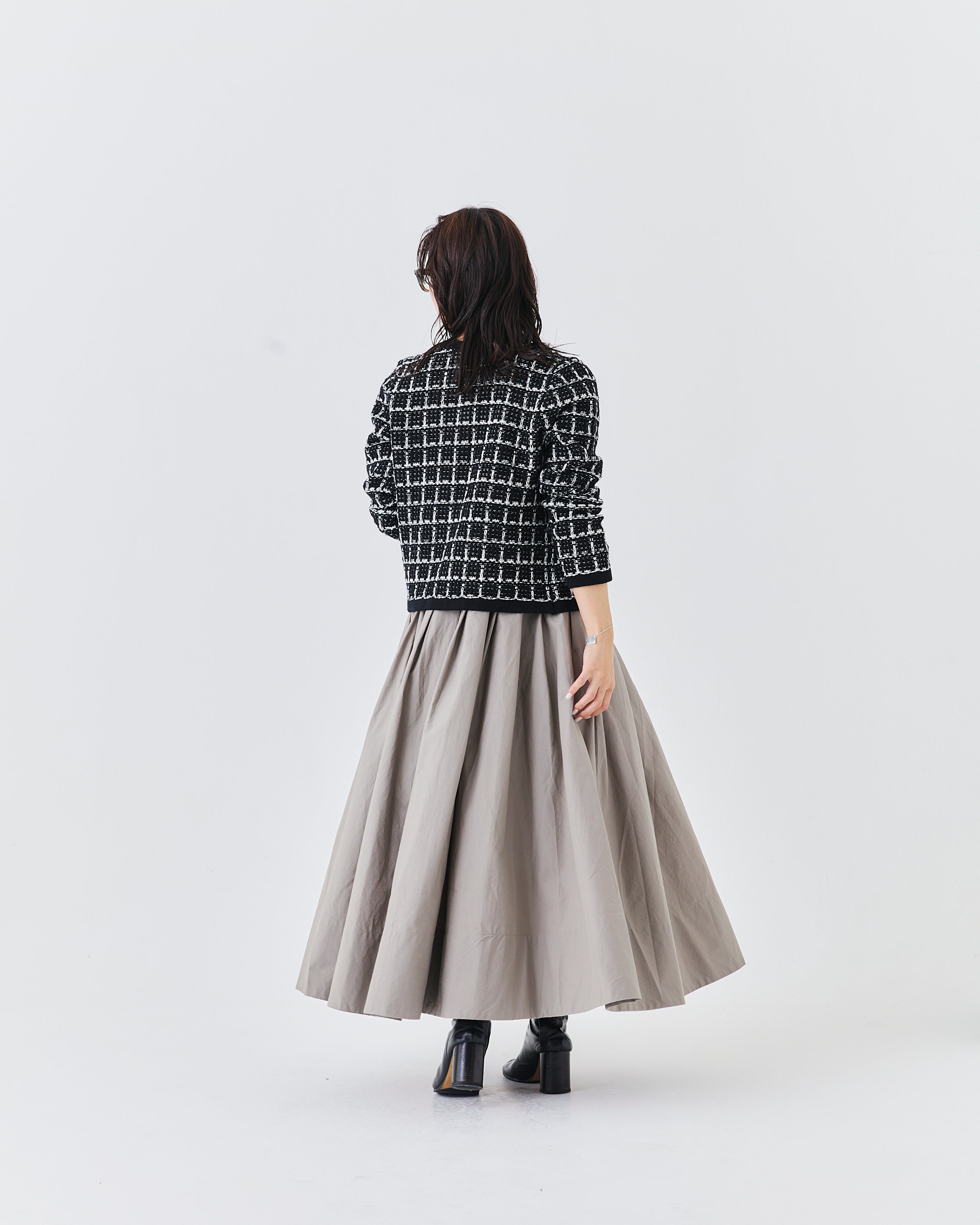 プリーツマキシドレス(6265-573)