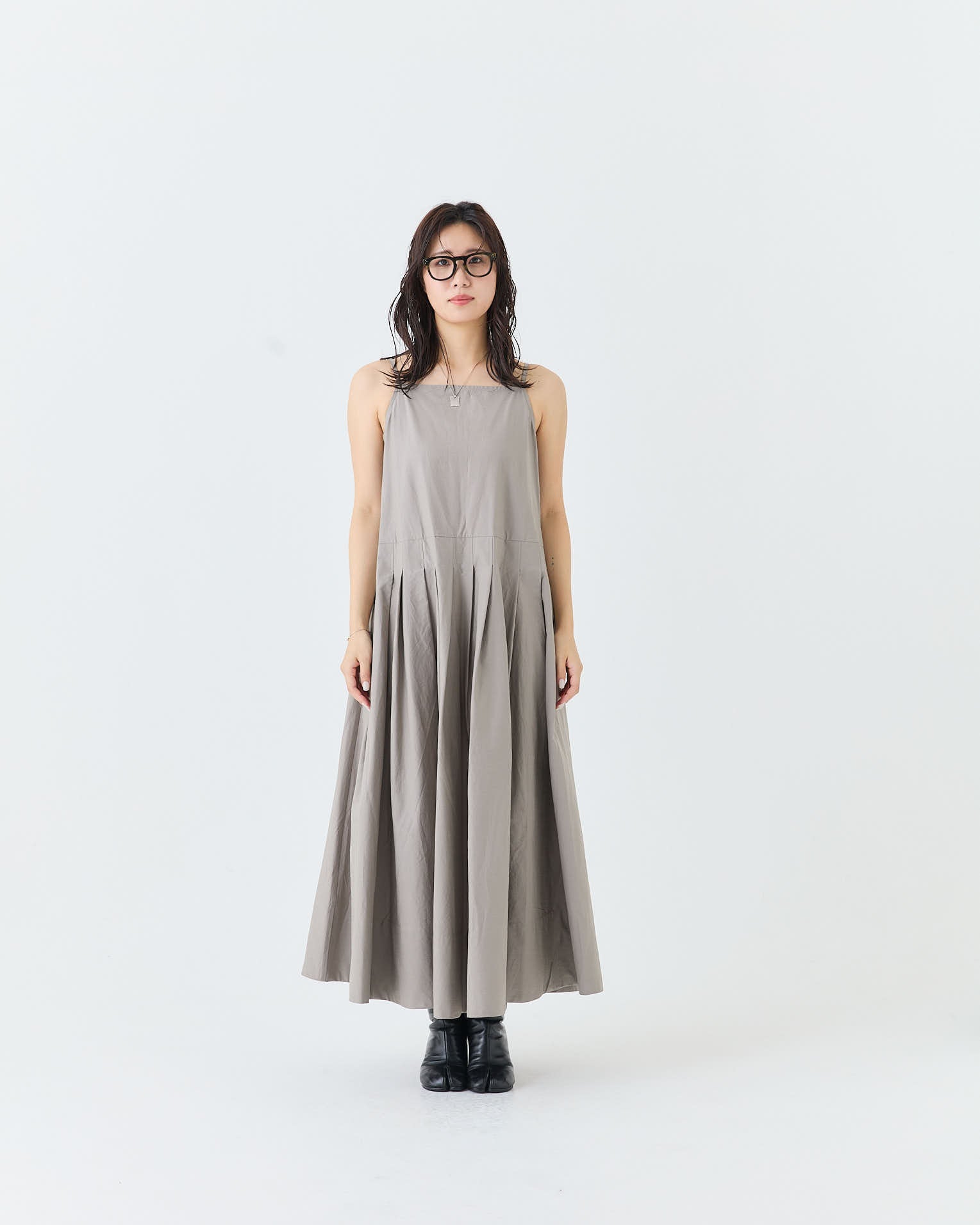 【予約終了】プリーツマキシドレス(6265-573)